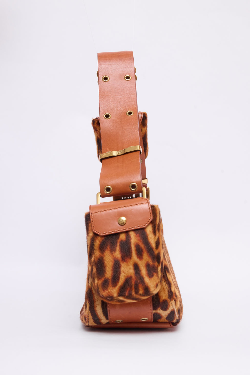 DIOR LEOPARD-PRINT PONYHAIR COLUMBUS