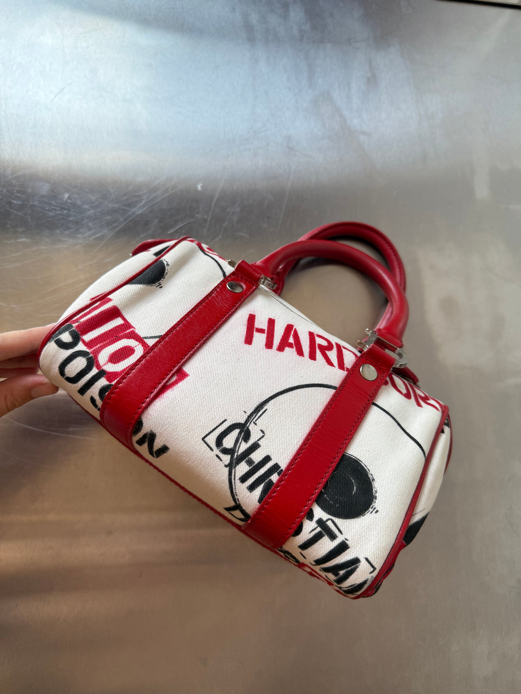 DIOR PIERCED BOSTON BAG