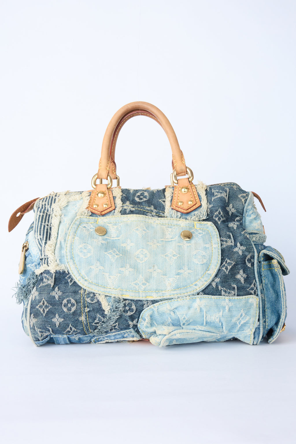 LOUIS VUITTON DENIM PATCHWORK SPEEDY