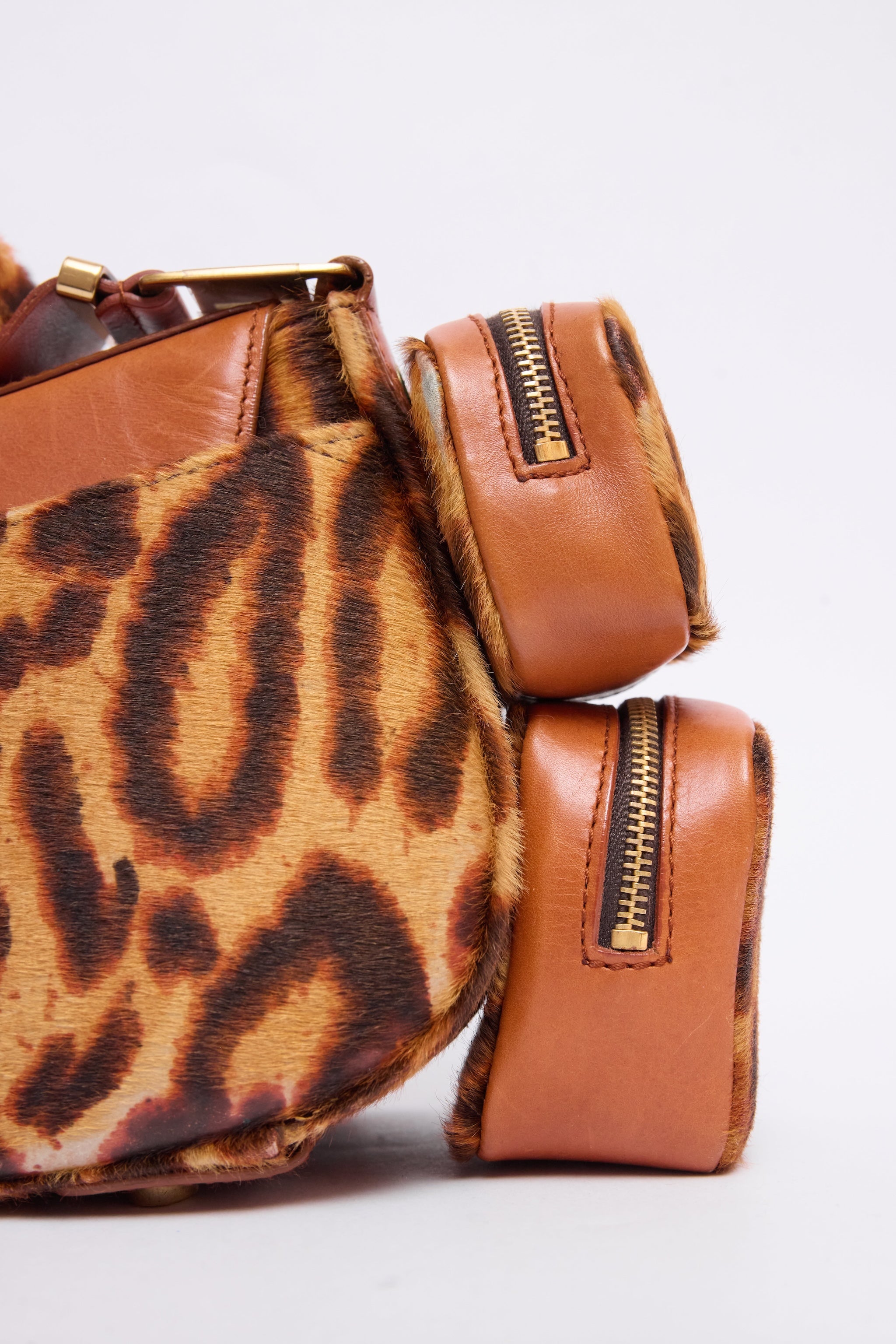 DIOR LEOPARD-PRINT PONYHAIR COLUMBUS