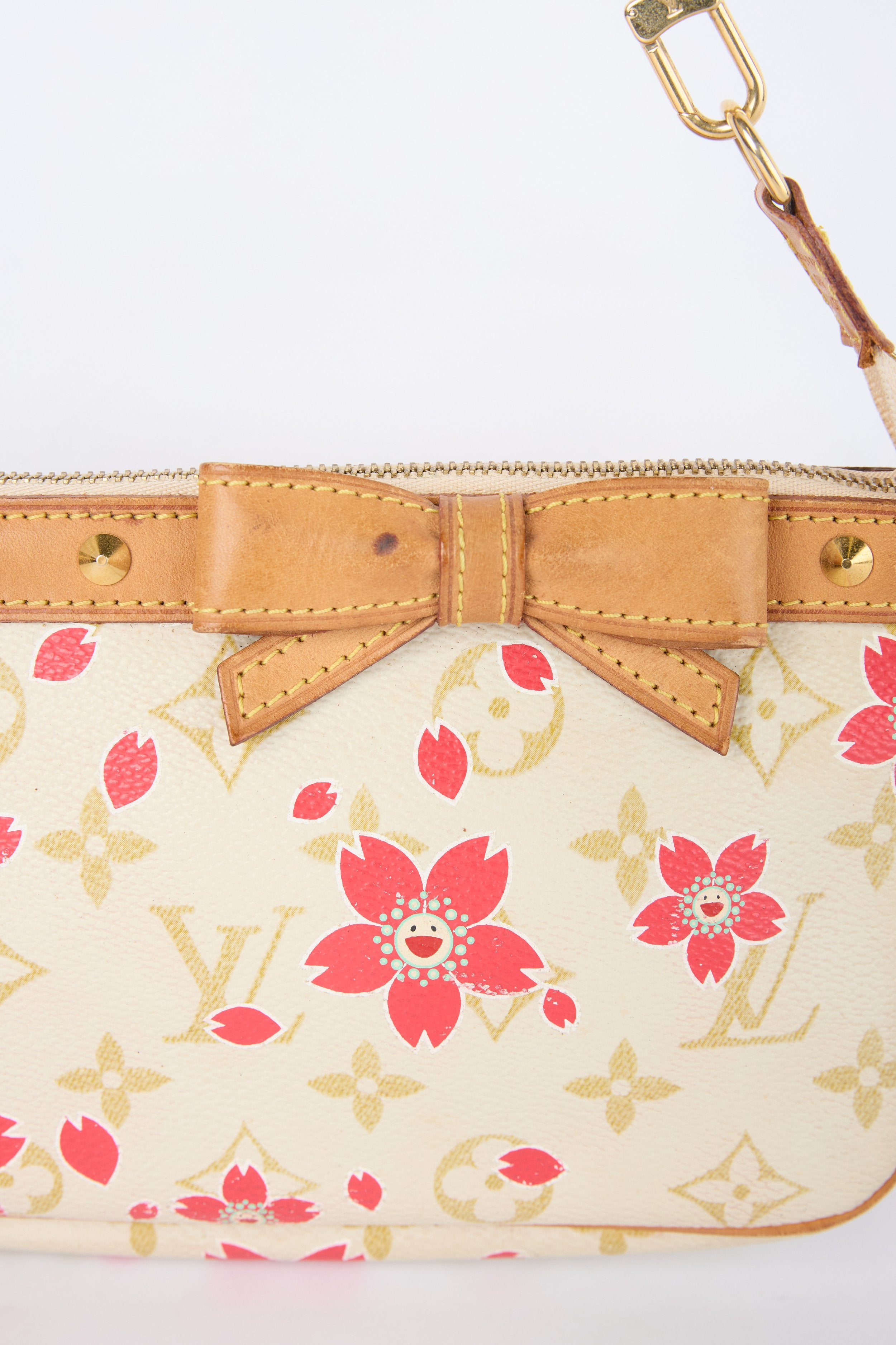 LOUIS VUITTON X TAKASHI MURAKAMI CHERRY BLOSSOM POCHETTE