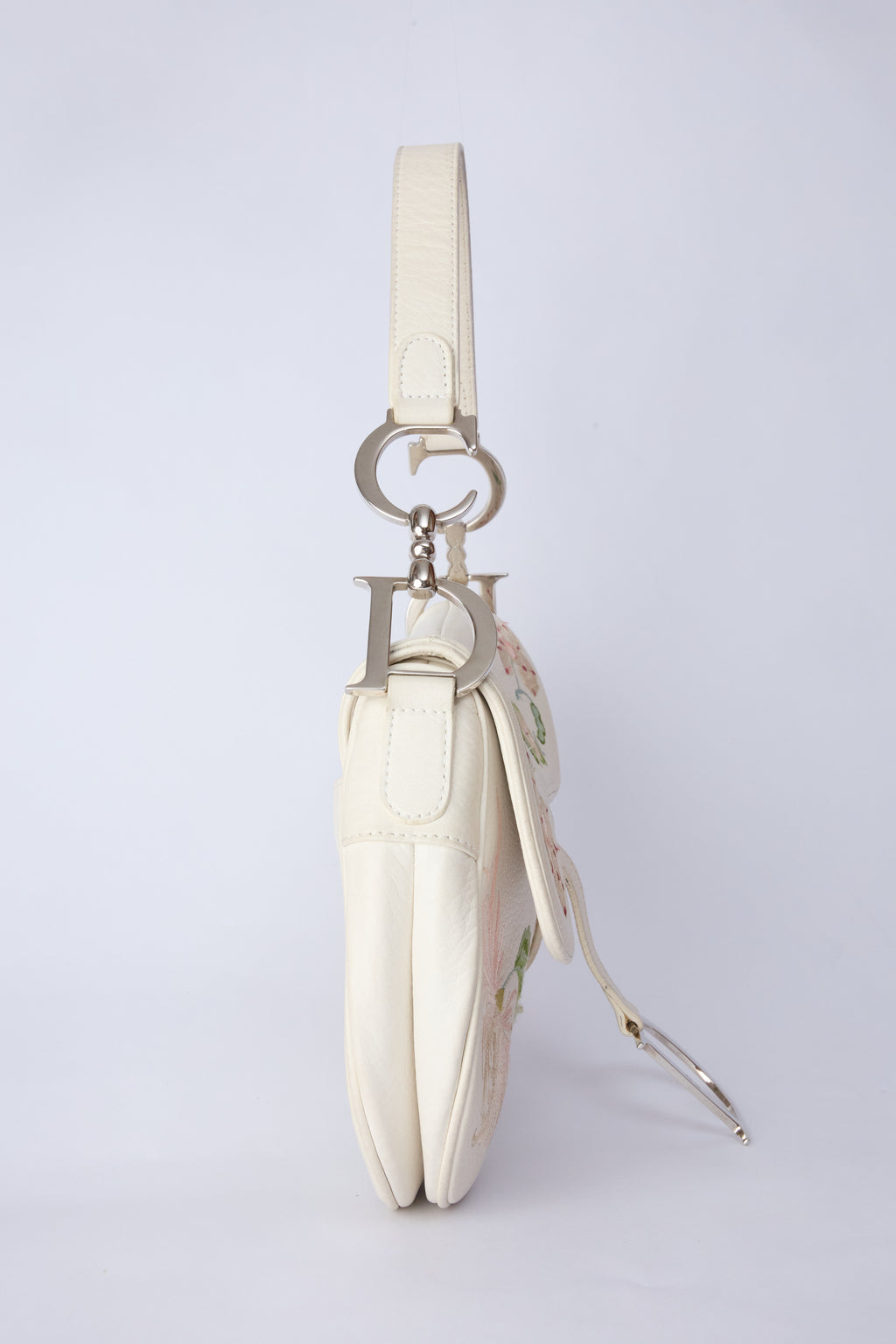 DIOR WHITE ROMANTIQUE SADDLE