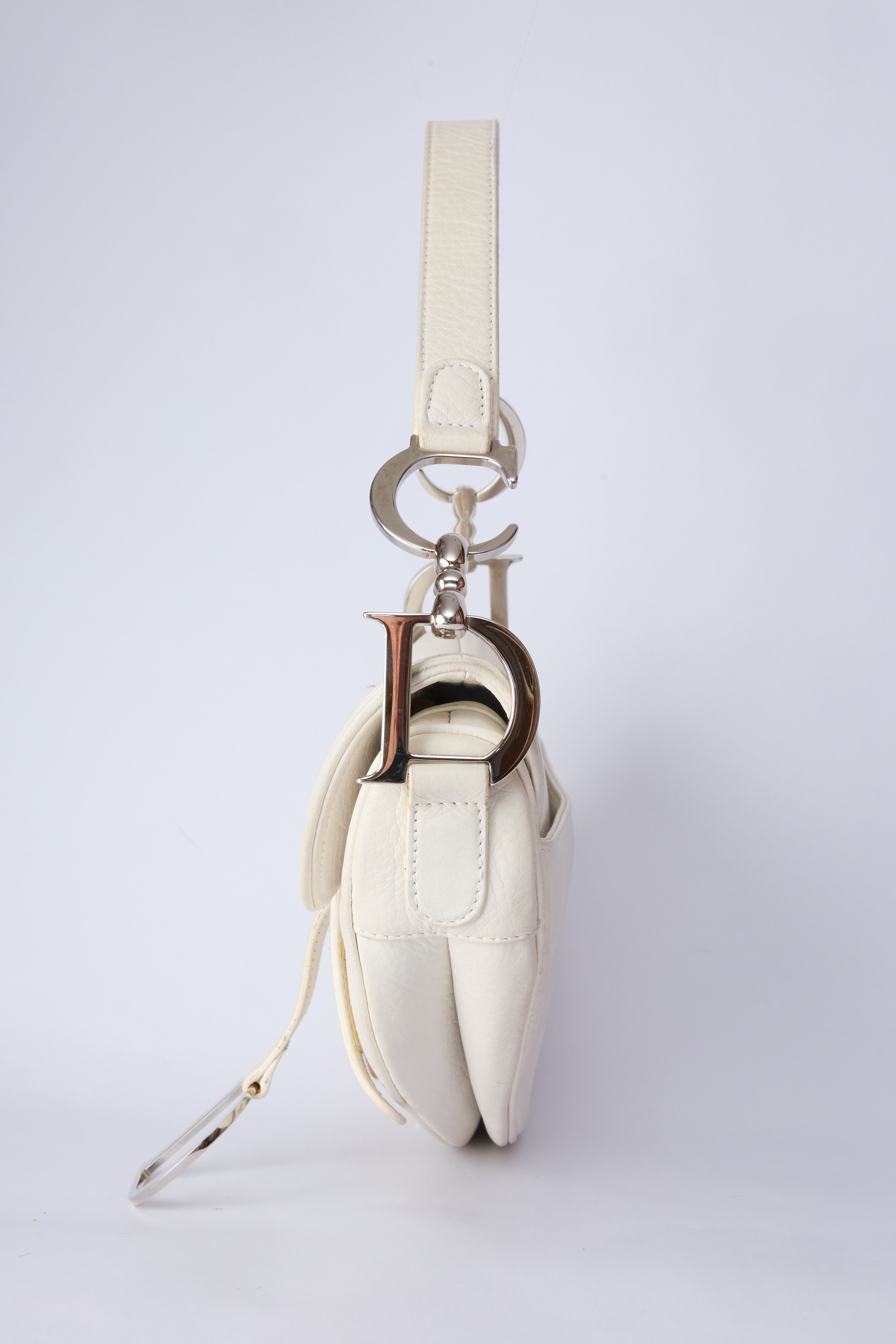 DIOR WHITE ROMANTIQUE SADDLE