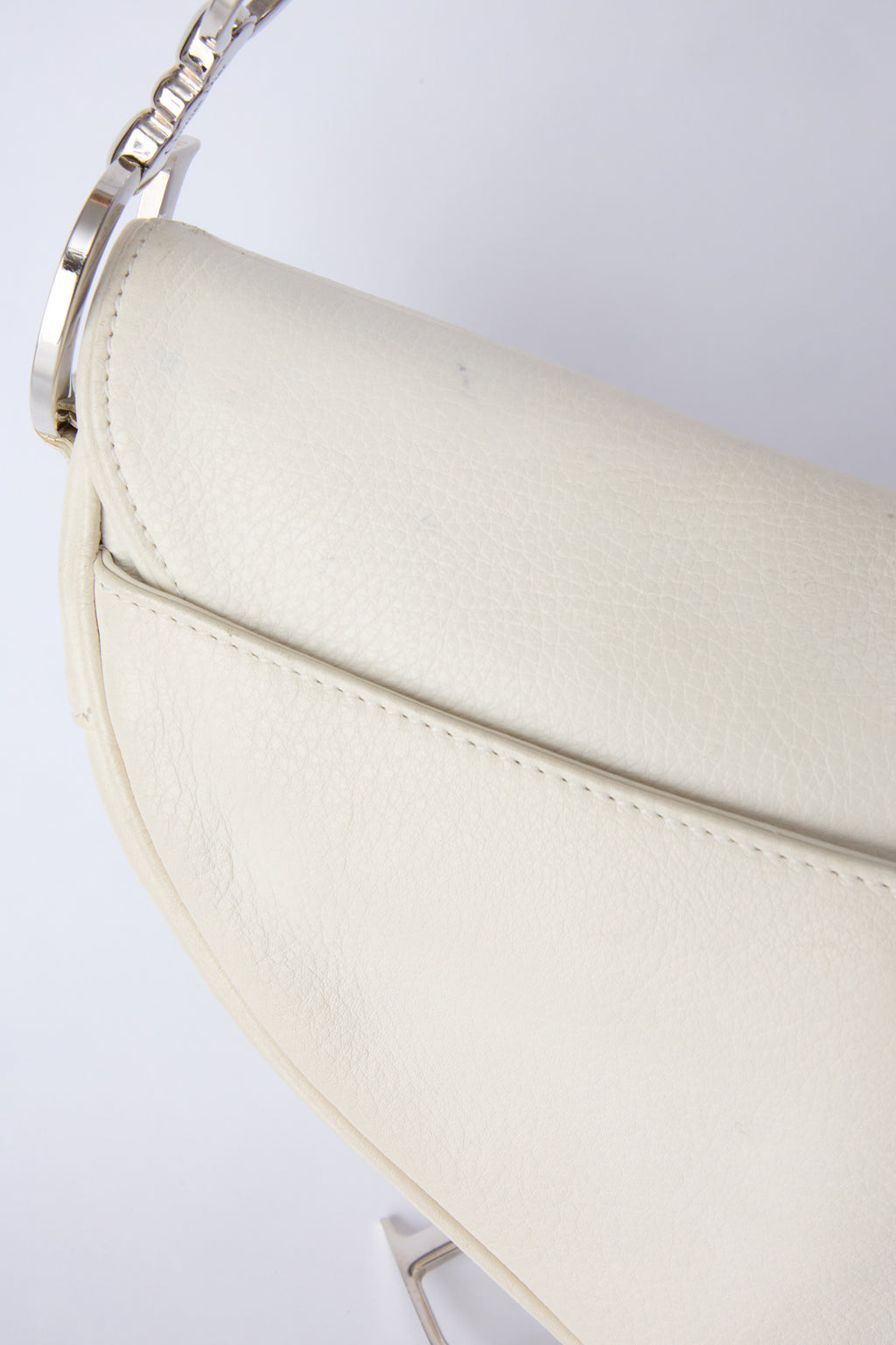 DIOR WHITE ROMANTIQUE SADDLE