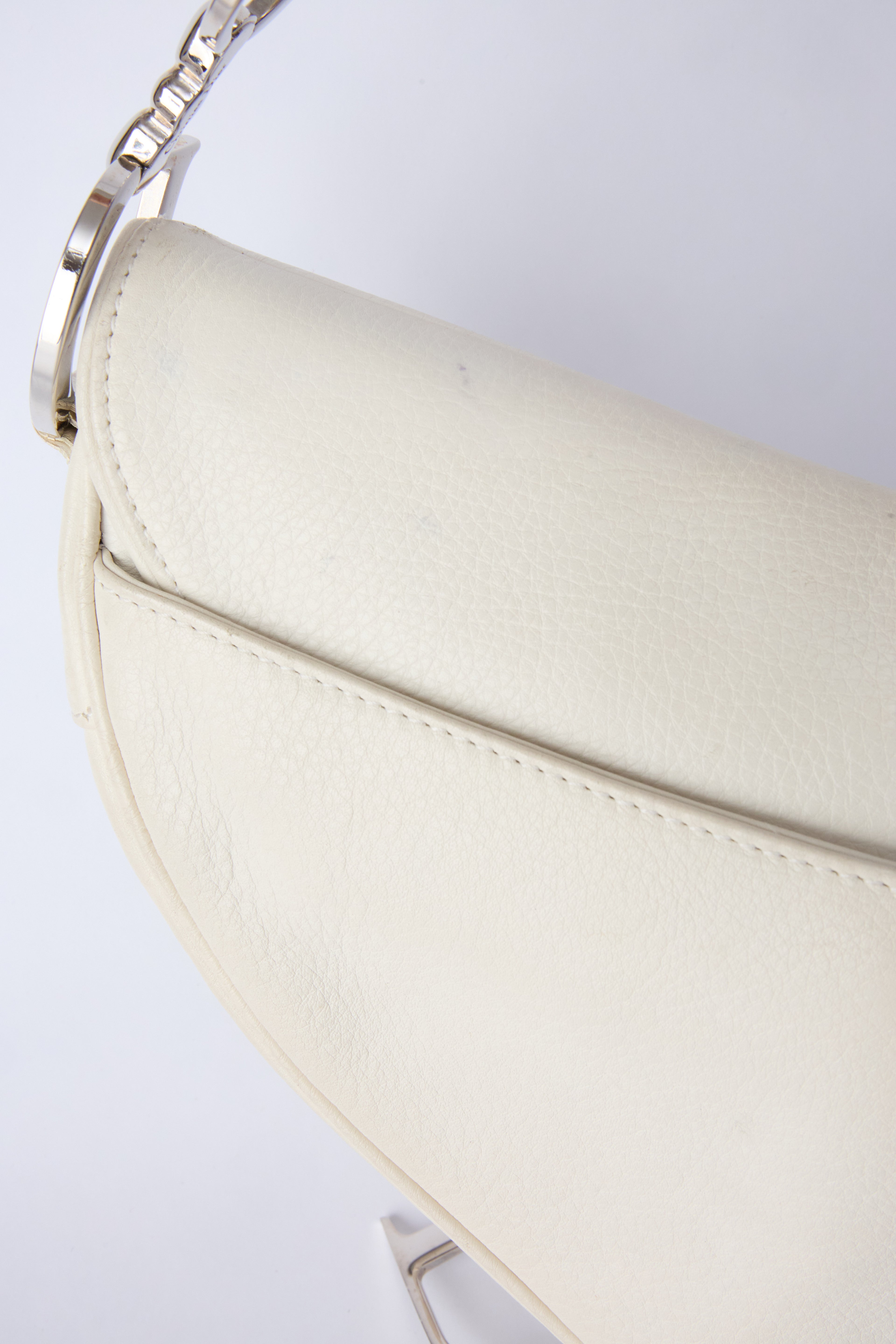DIOR WHITE ROMANTIQUE SADDLE