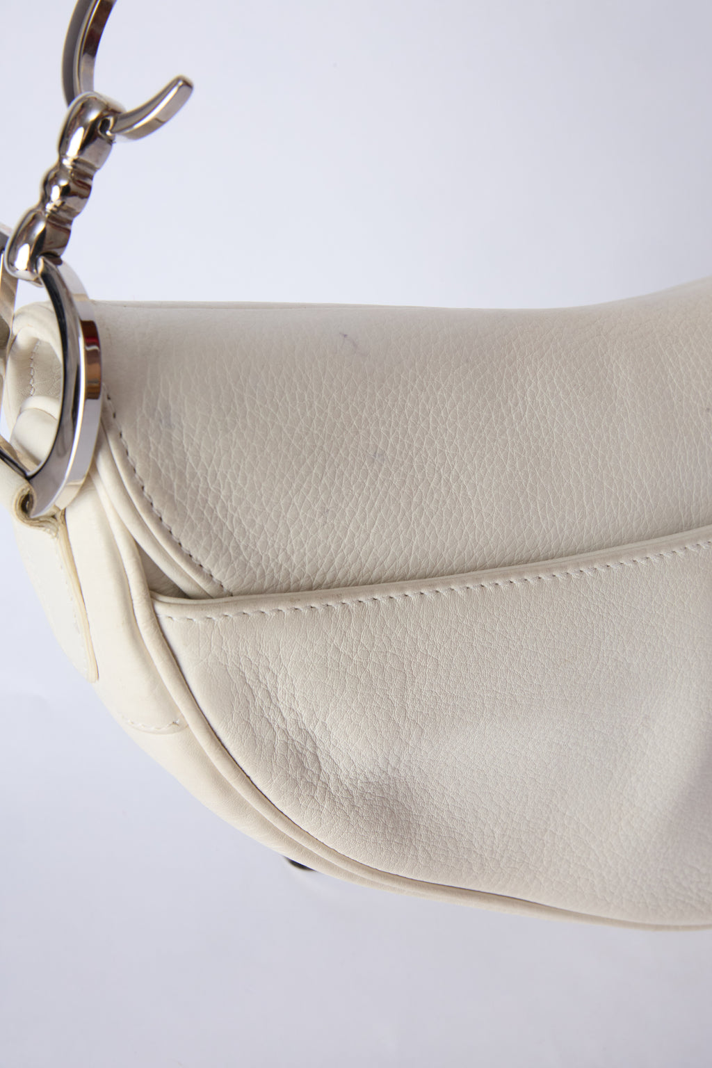 DIOR WHITE ROMANTIQUE SADDLE