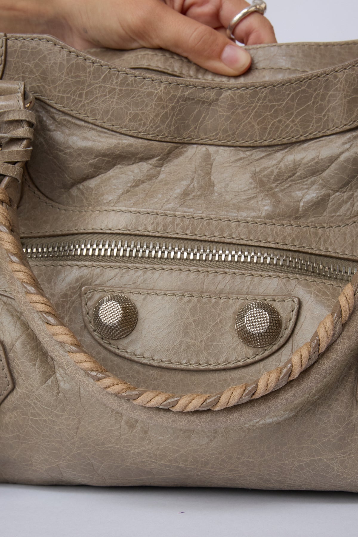 BALENCIAGA GREY GIANT HARDWARE CITY