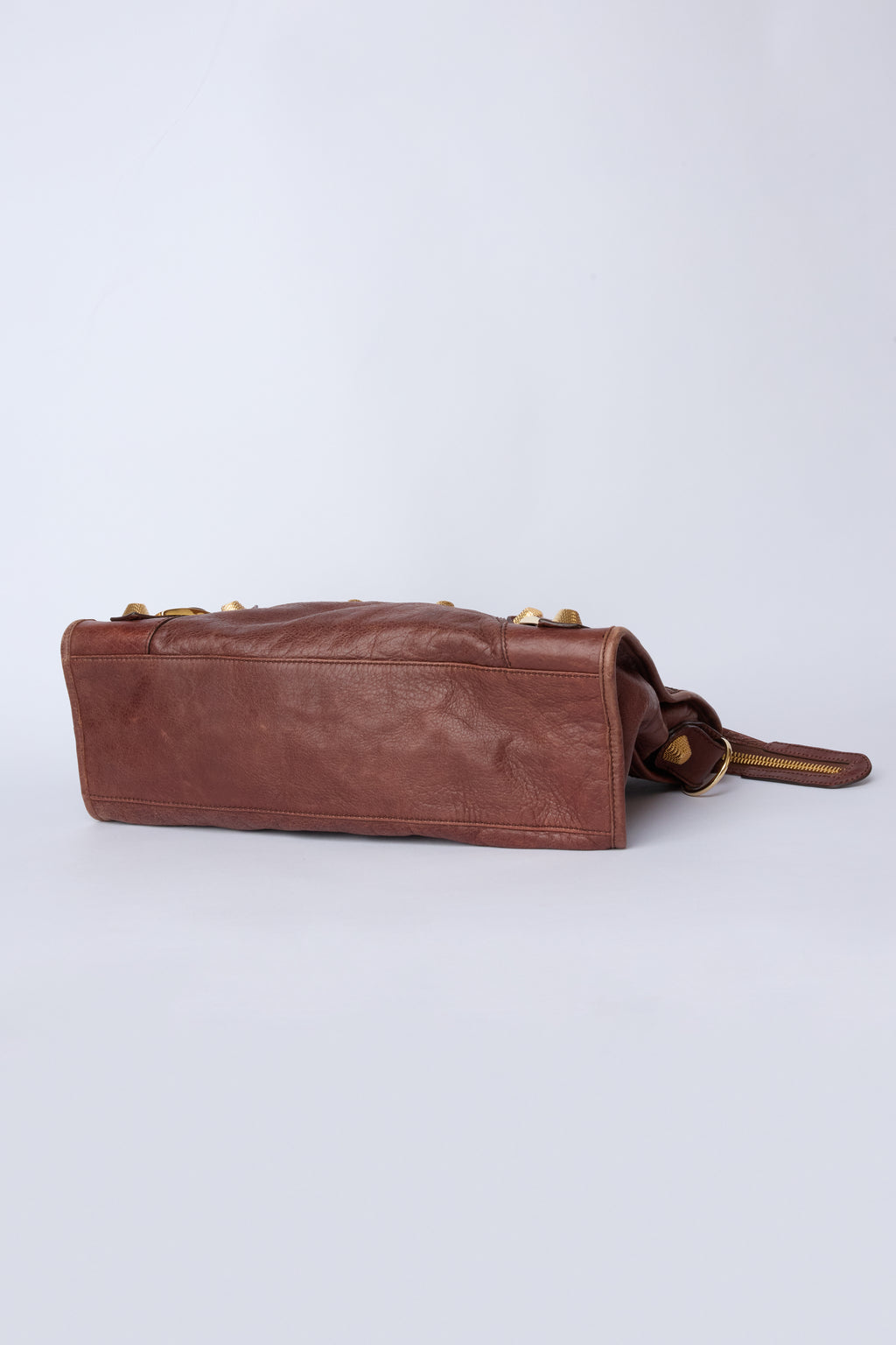 BALENCIAGA BROWN GIANT HARDWARE CITY