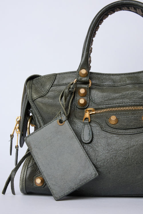 BALENCIAGA GREEN MINI CITY