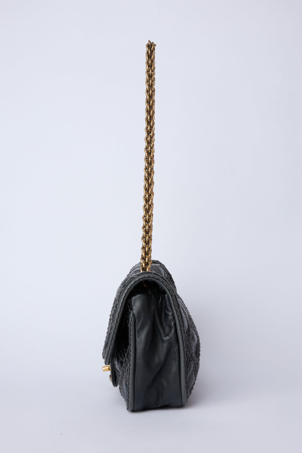 CHANEL PARIS-BOMBAY BLACK TRIPTYCH FLAP