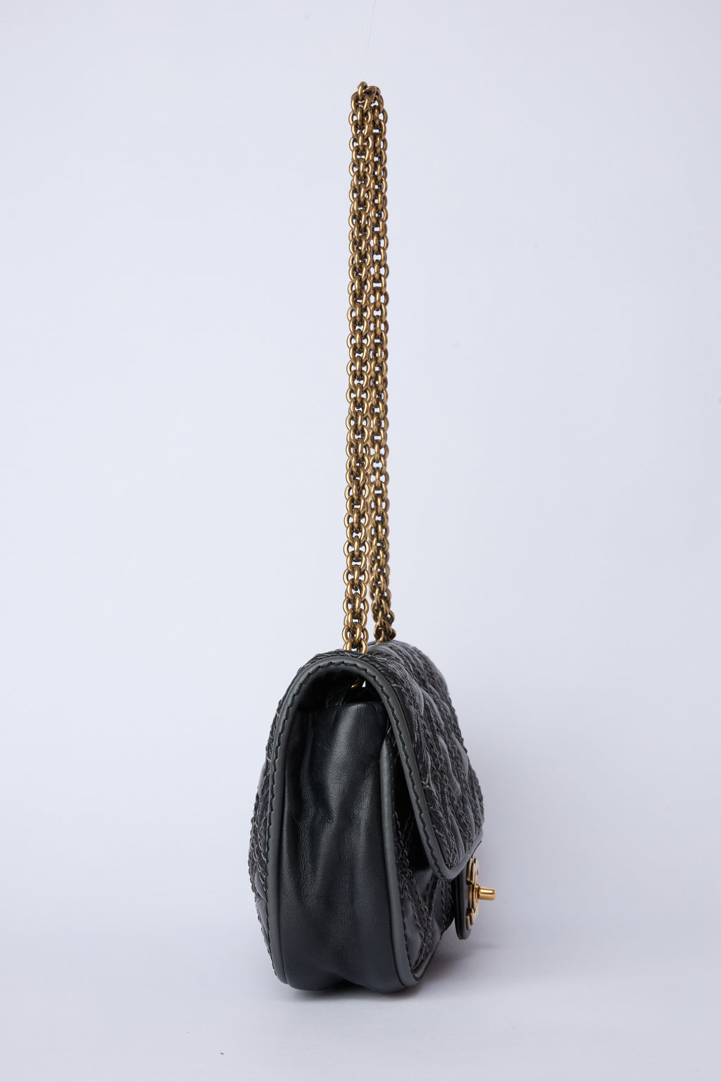 CHANEL PARIS-BOMBAY BLACK TRIPTYCH FLAP