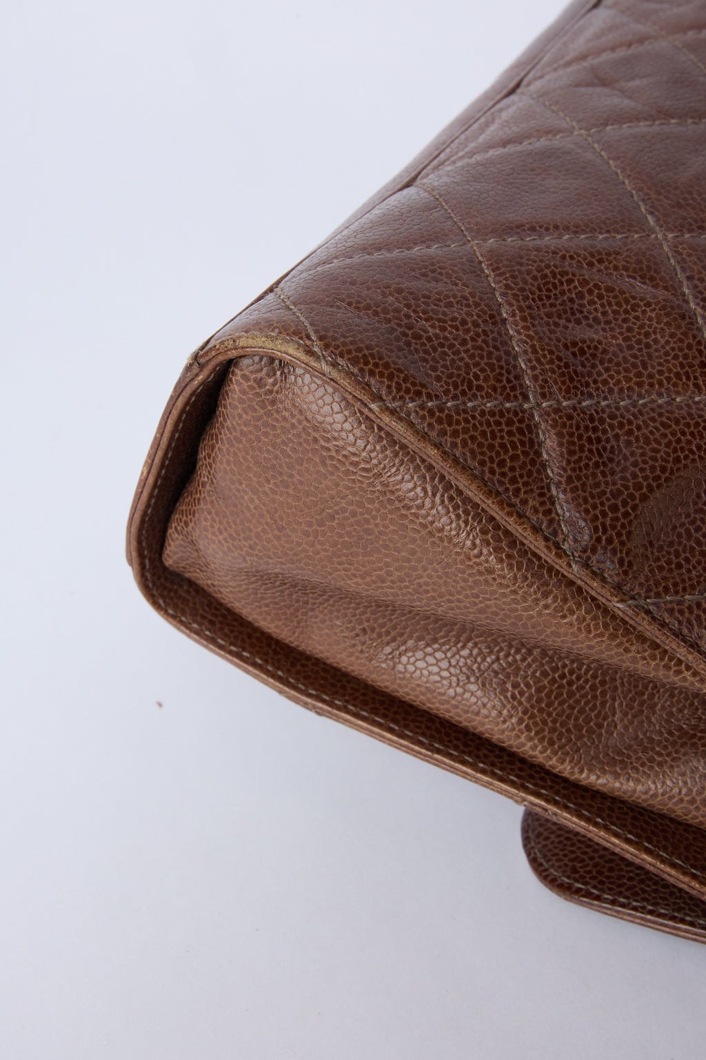 CHANEL PARIS-EDINBURGH BROWN CRAVE FLAP