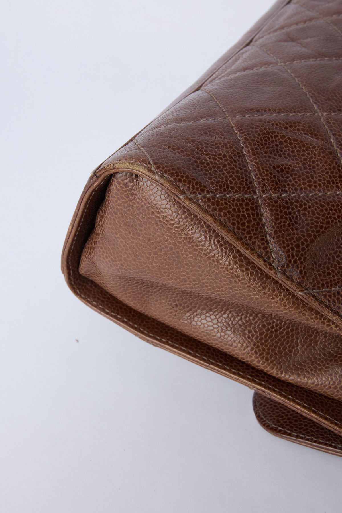 CHANEL PARIS-EDINBURGH BROWN CRAVE FLAP