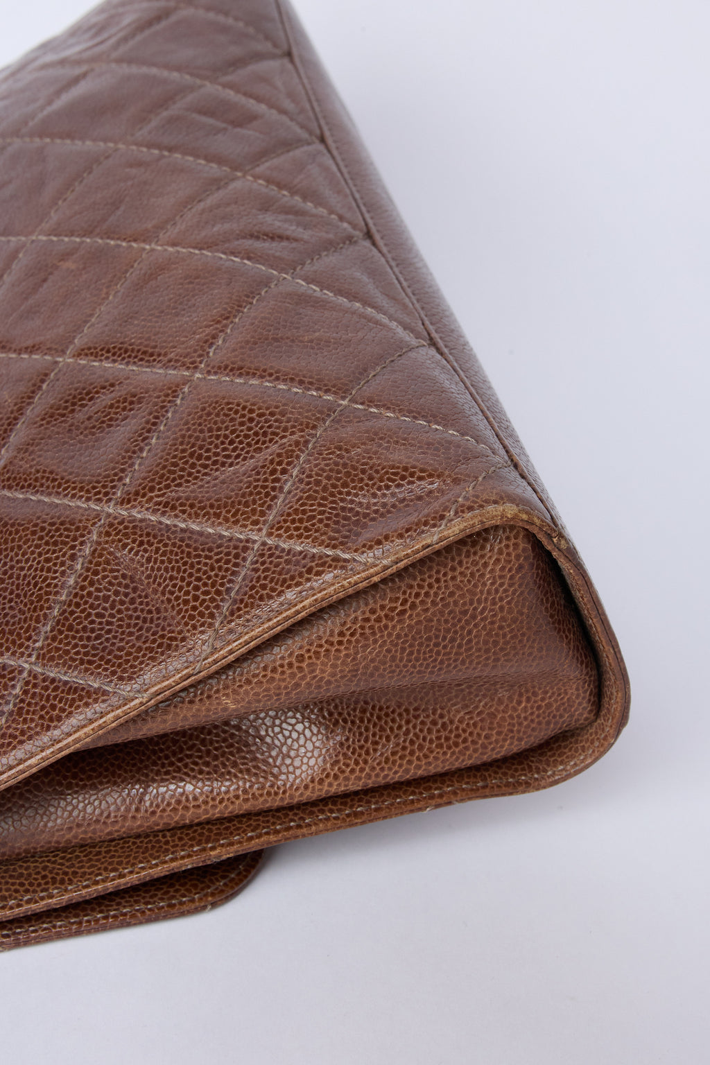 CHANEL PARIS-EDINBURGH BROWN CRAVE FLAP