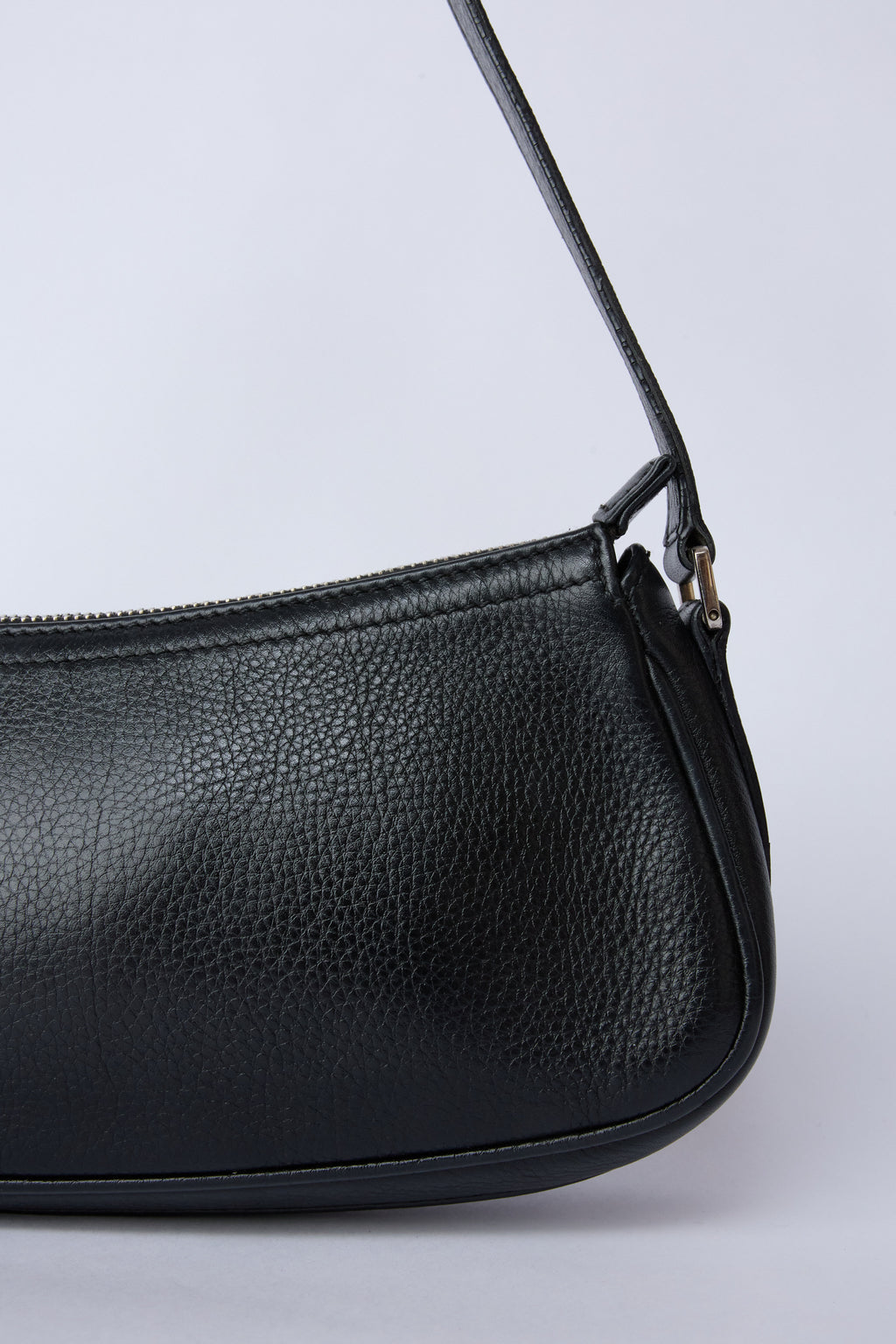 DIOR DIORISSIMO BLACK SPELLOUT CHARM POCHETTE