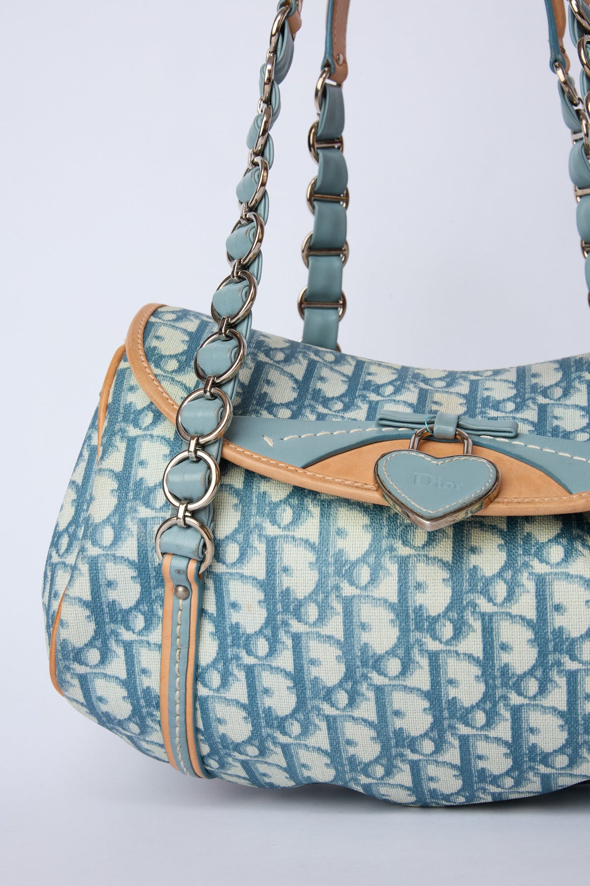 DIOR DIORISSIMO BLUE ROMANTIQUE BAG