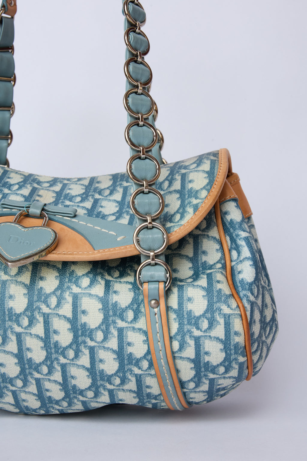 DIOR DIORISSIMO BLUE ROMANTIQUE BAG