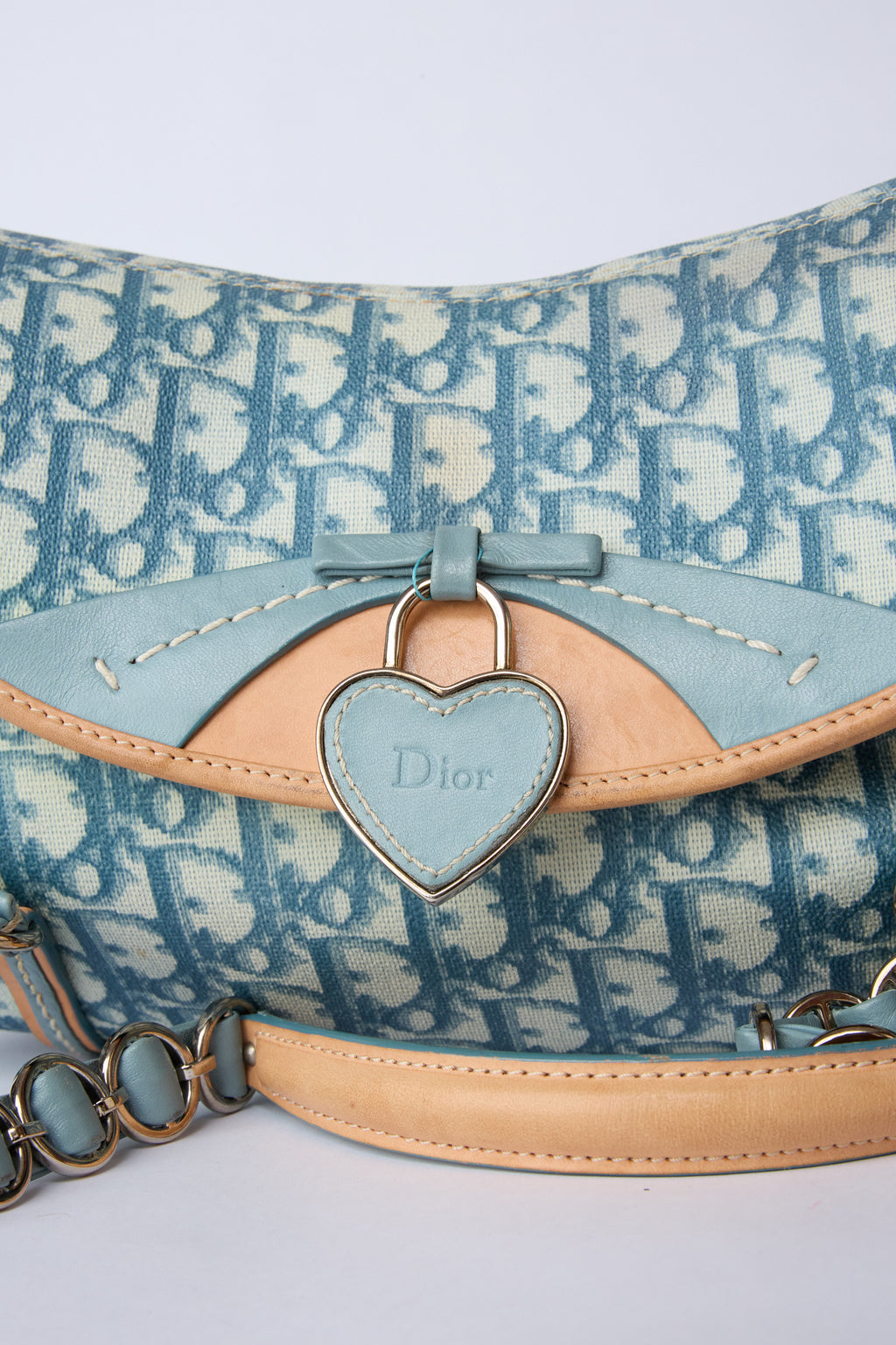 DIOR DIORISSIMO BLUE ROMANTIQUE BAG