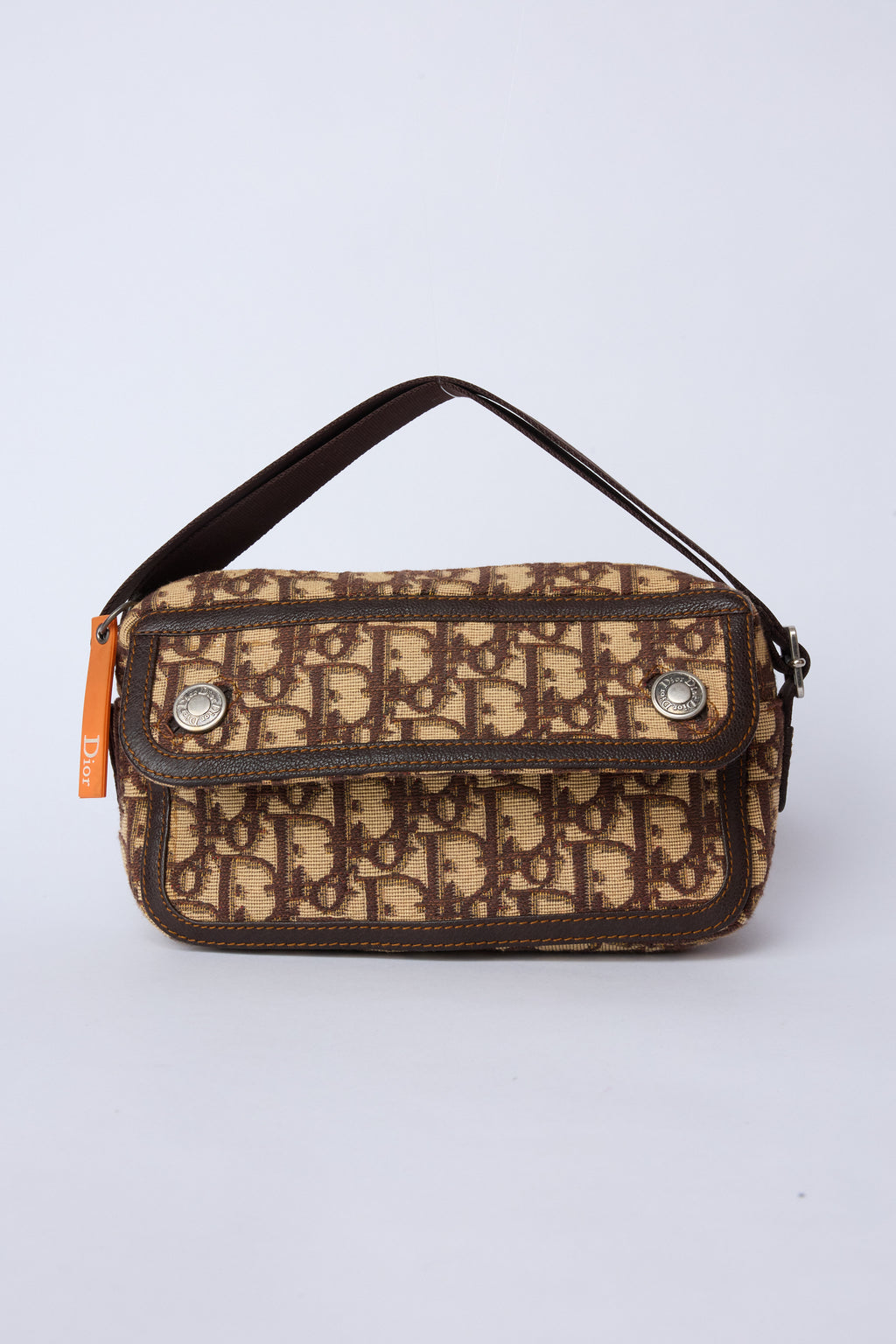 DIOR BROWN TROTTER FLIGHT BAG