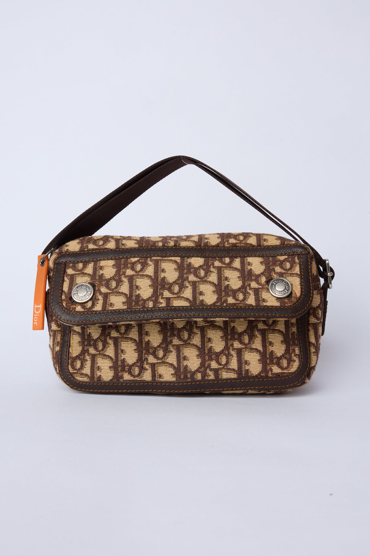 DIOR BROWN TROTTER FLIGHT BAG