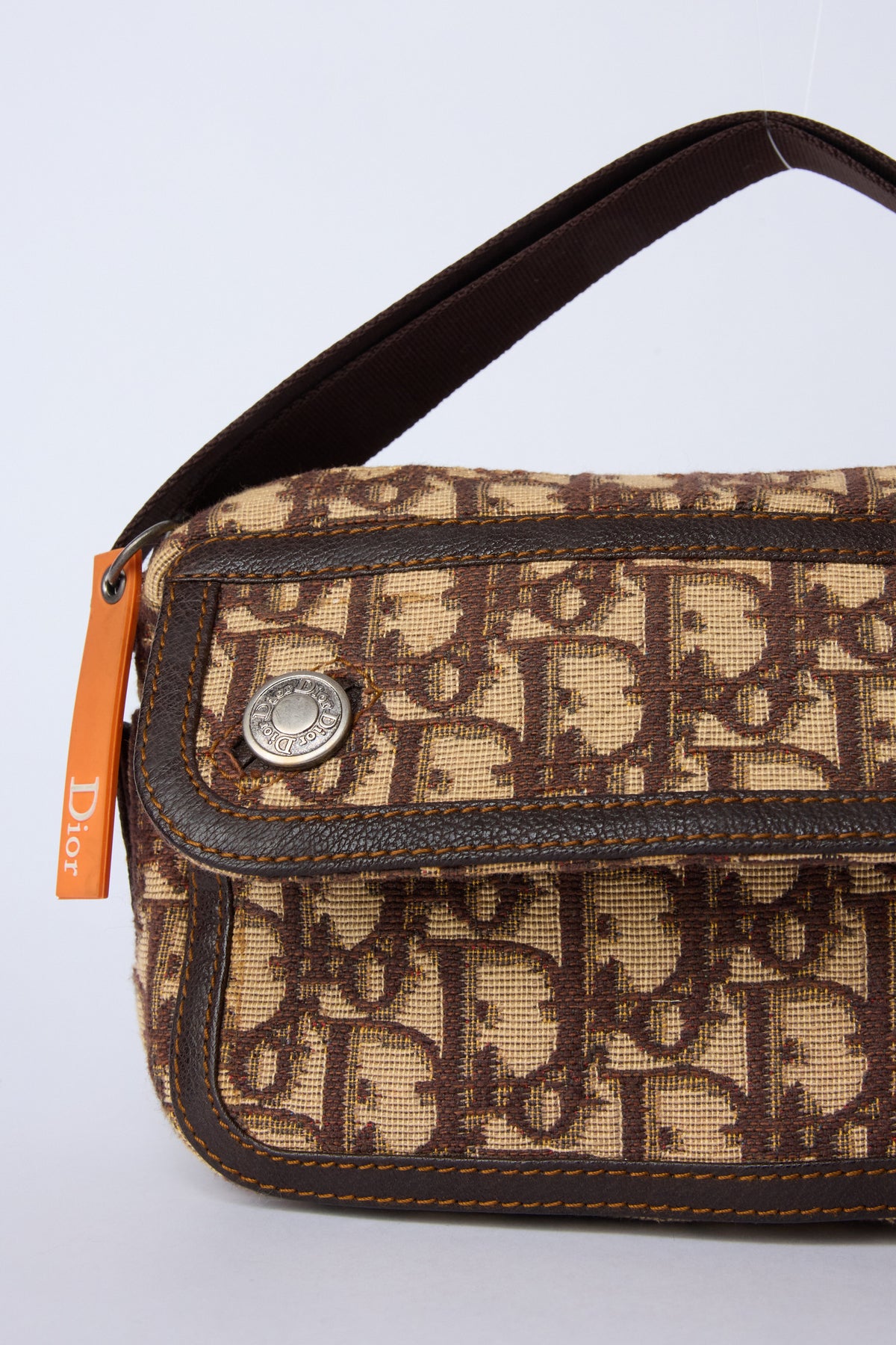 DIOR BROWN TROTTER FLIGHT BAG