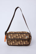 DIOR BROWN TROTTER FLIGHT BAG