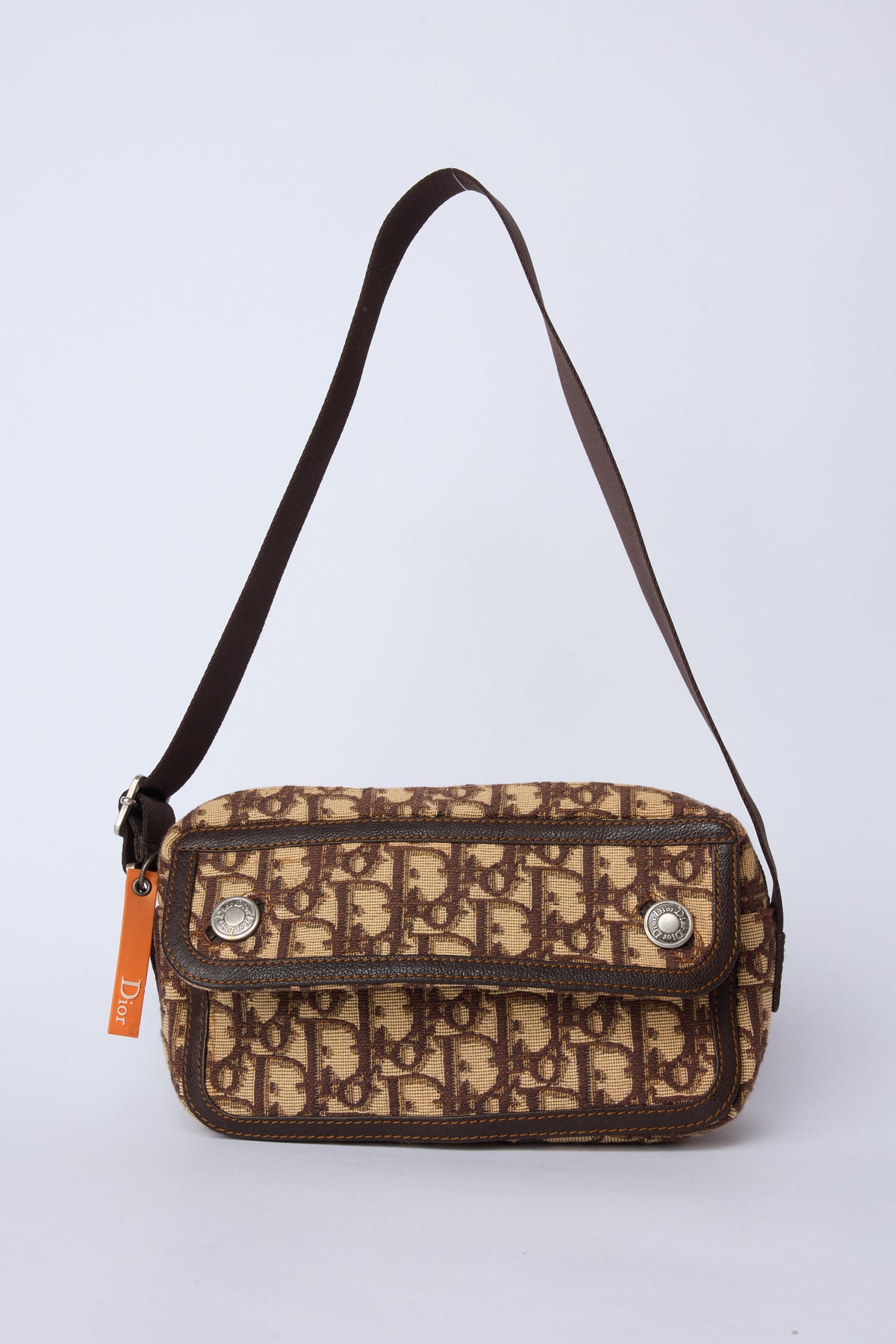 DIOR BROWN TROTTER FLIGHT BAG