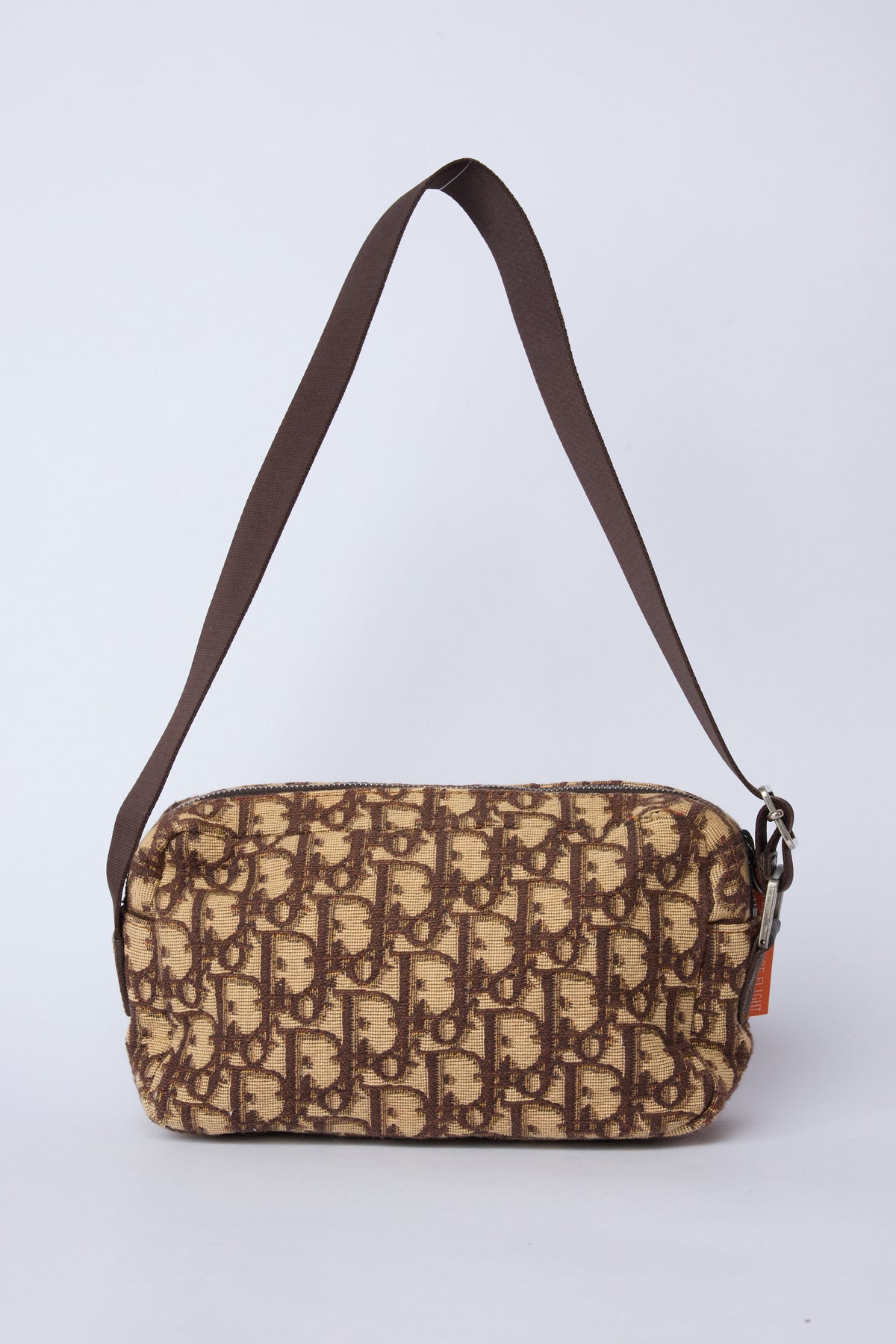 DIOR BROWN TROTTER FLIGHT BAG