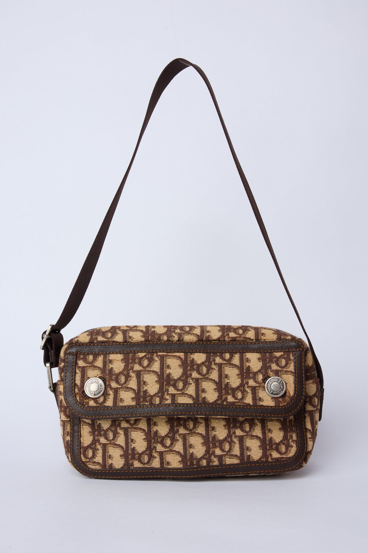 DIOR BROWN TROTTER FLIGHT BAG