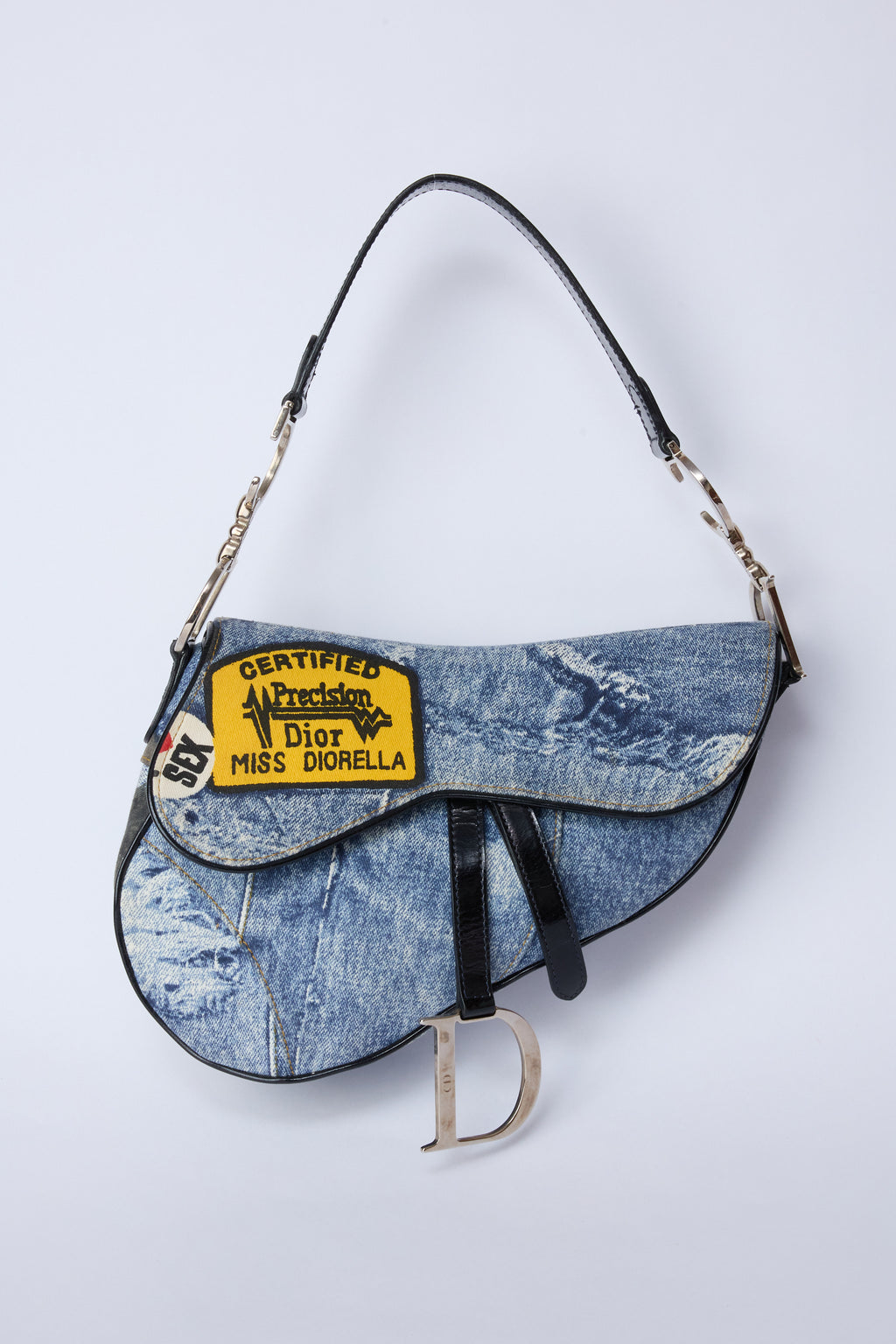 DIOR DENIM SPEEDWAY SADDLE
