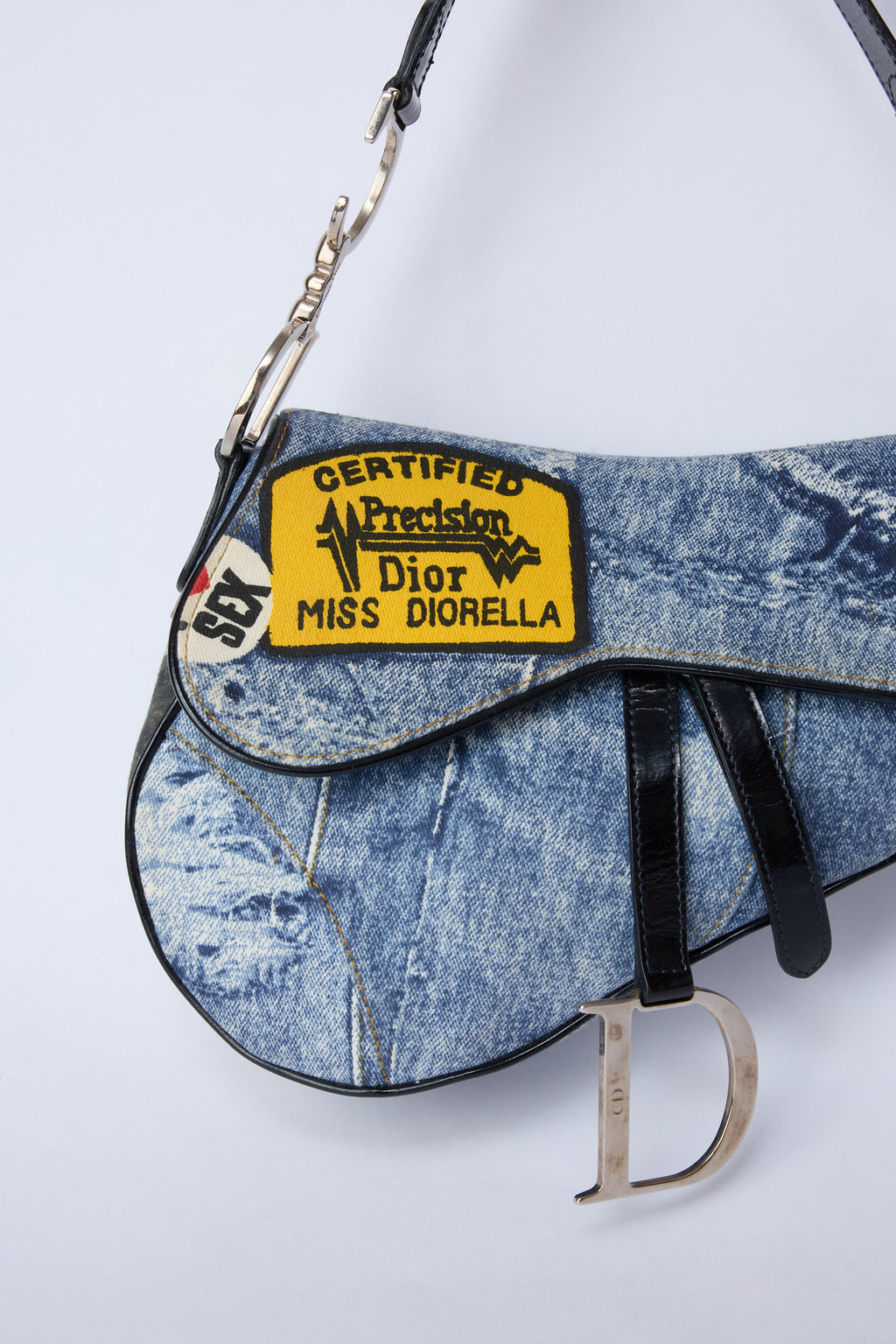 DIOR DENIM SPEEDWAY SADDLE