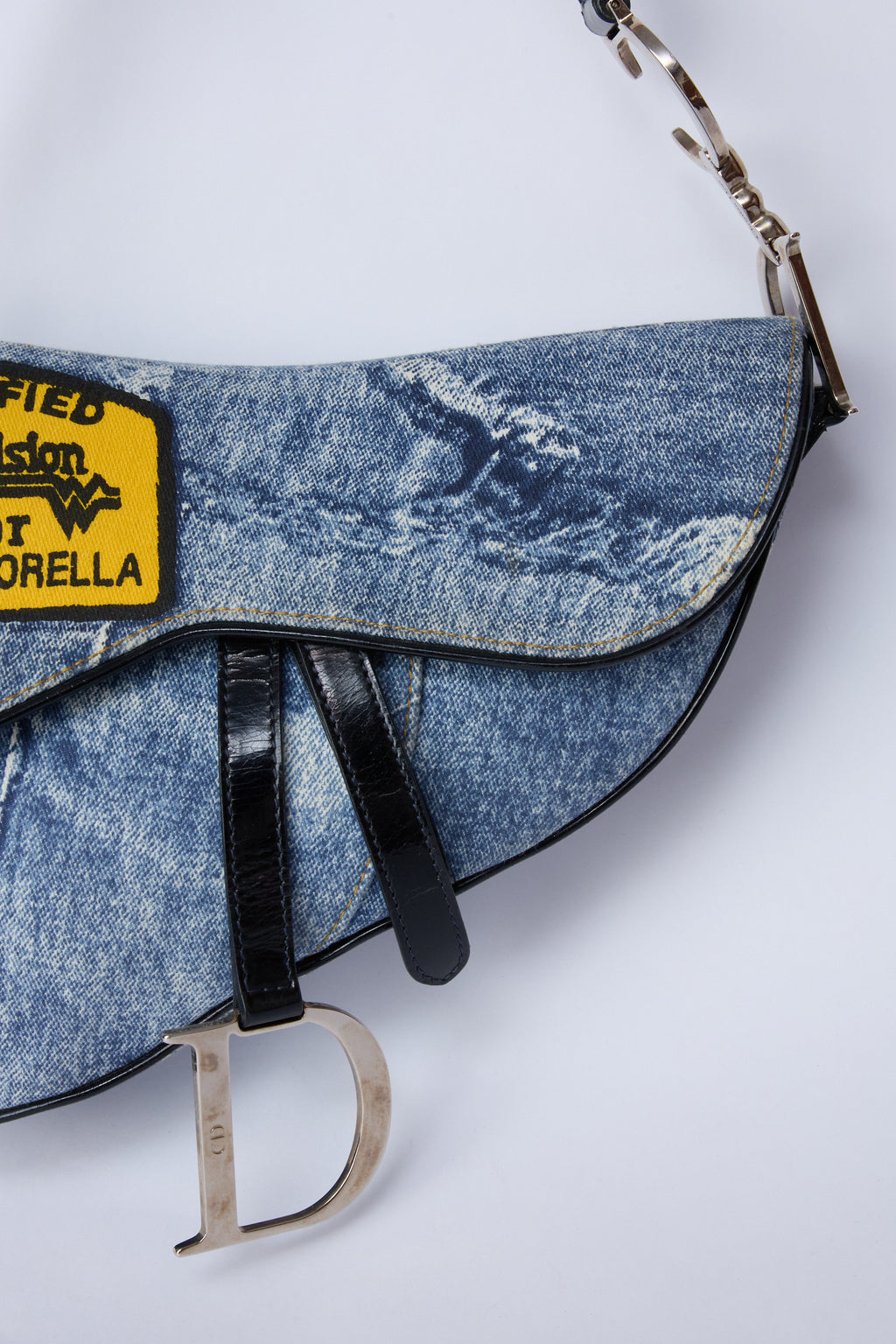 DIOR DENIM SPEEDWAY SADDLE