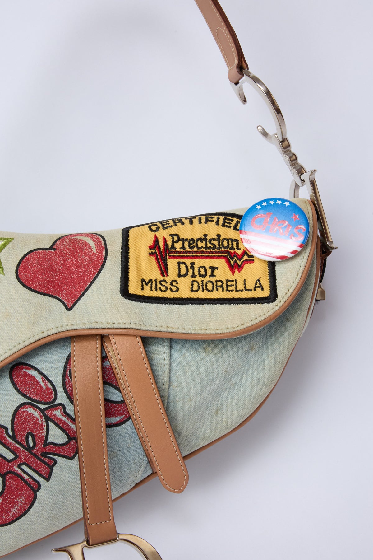 LIMITED EDITION DIOR DENIM MISS DIORELLA SADDLE