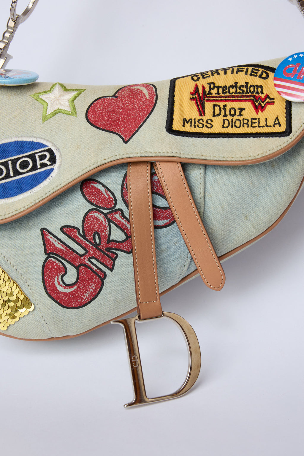 LIMITED EDITION DIOR DENIM MISS DIORELLA SADDLE