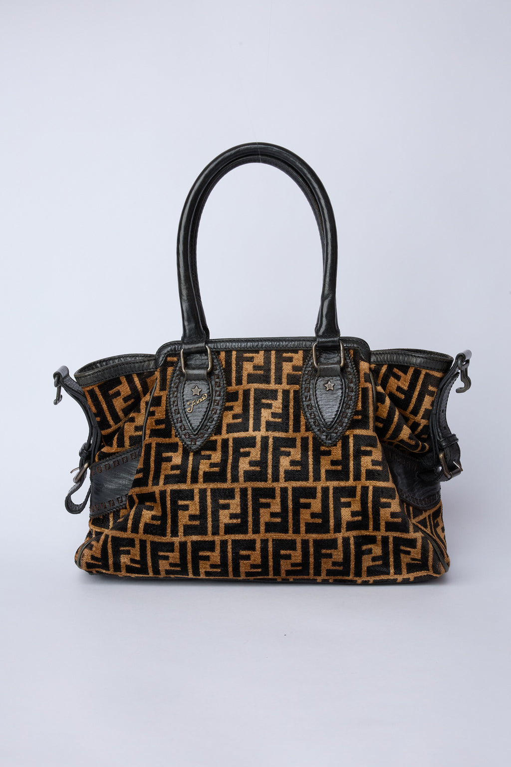 FENDI VELVET CHEF DE JOUR BAG