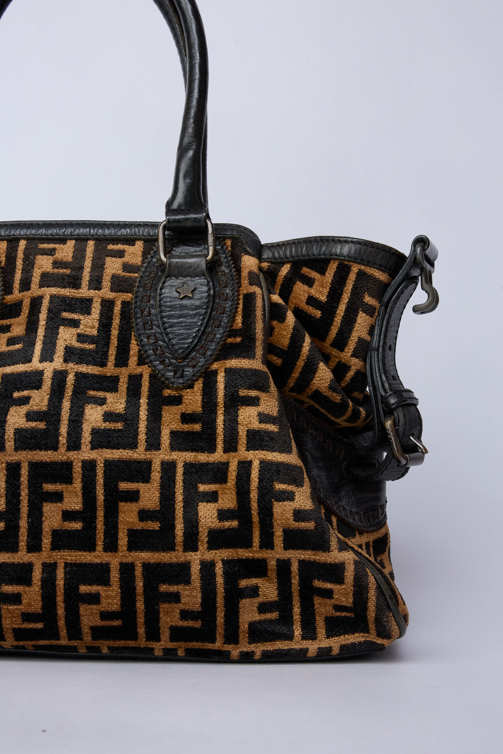FENDI VELVET CHEF DE JOUR BAG
