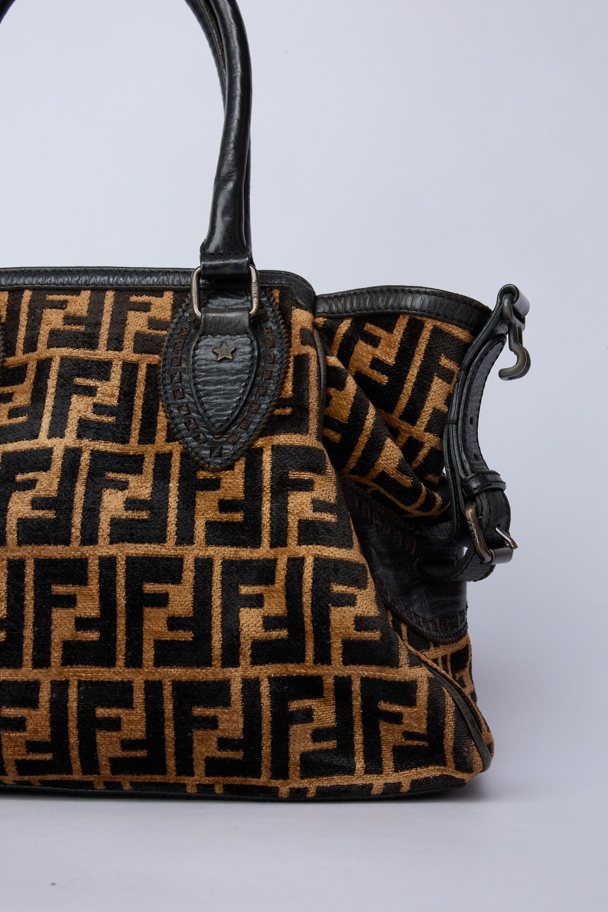 FENDI VELVET CHEF DE JOUR BAG