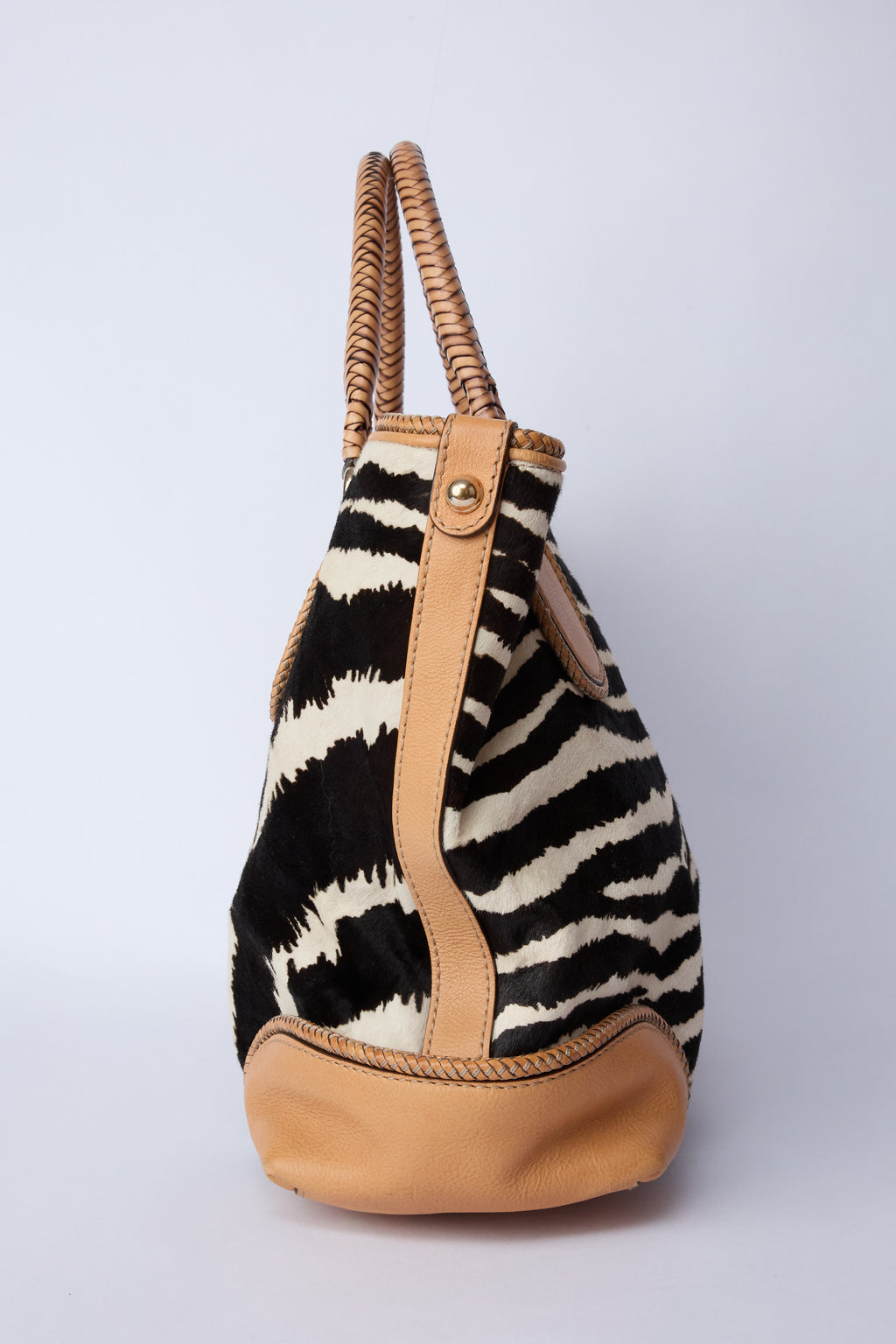 GUCCI MARRAKECH ANIMAL-PRINT PONY HAIR TOTE