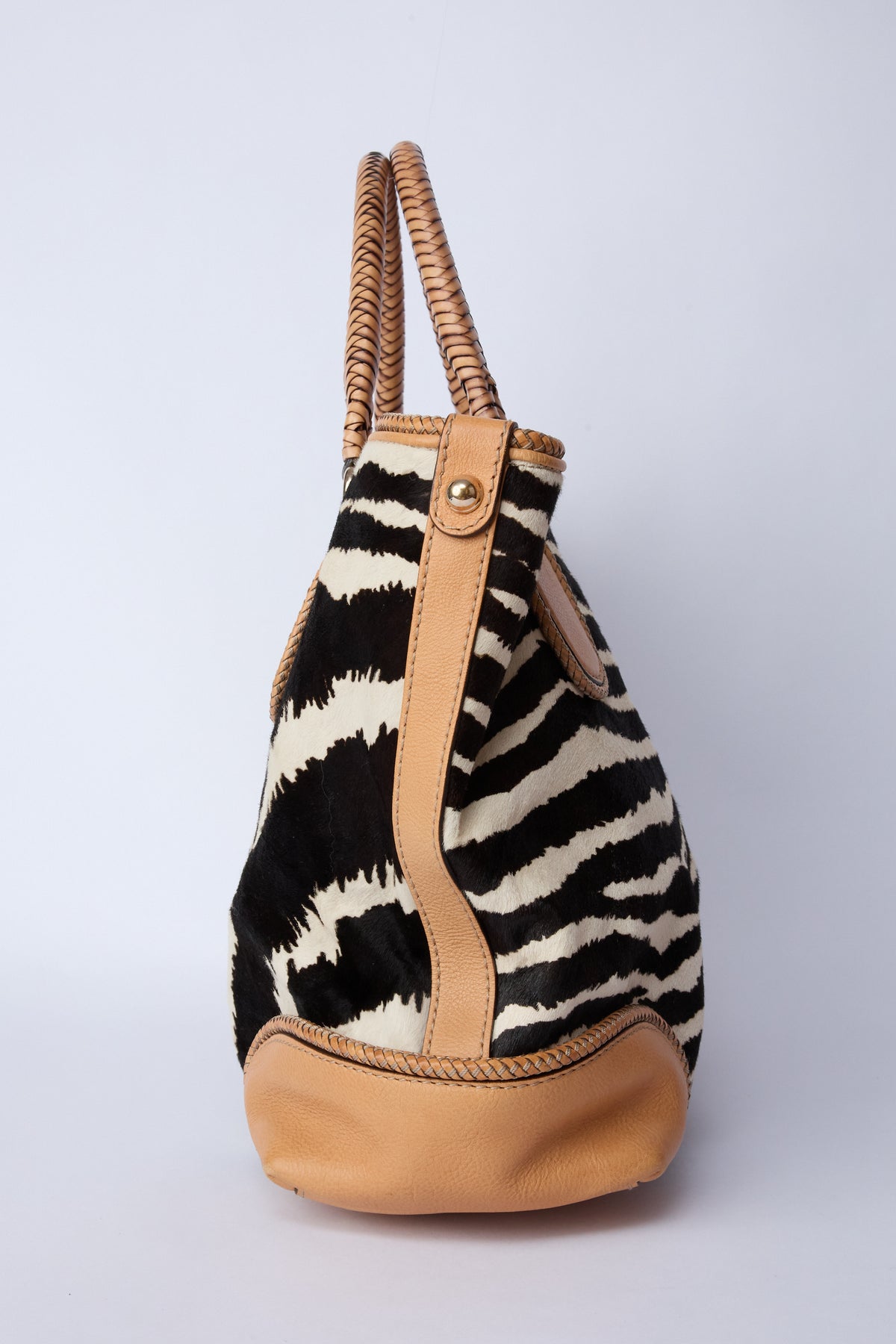 GUCCI MARRAKECH ANIMAL-PRINT PONY HAIR TOTE