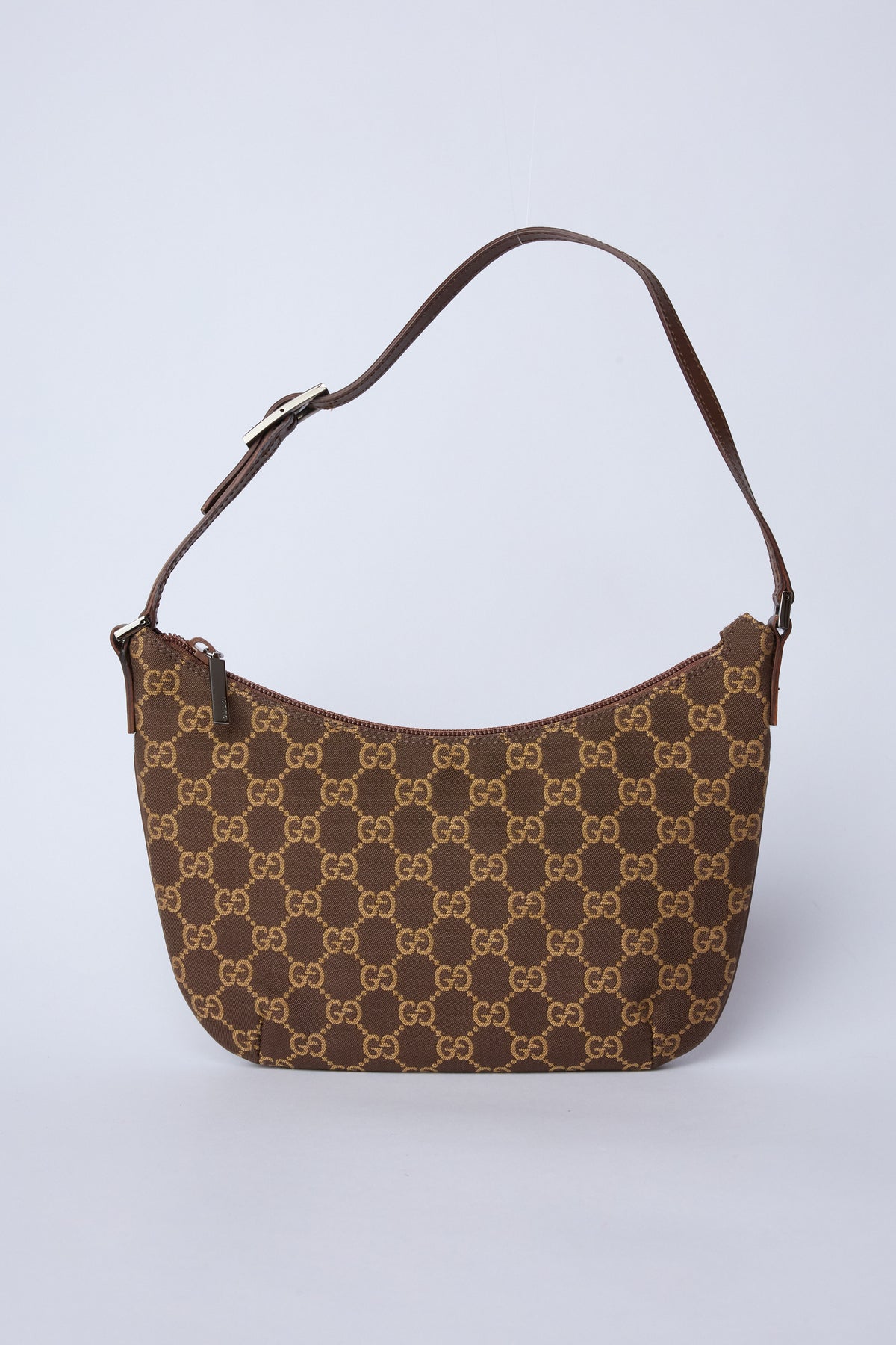 GUCCI BROWN GG POCHETTE