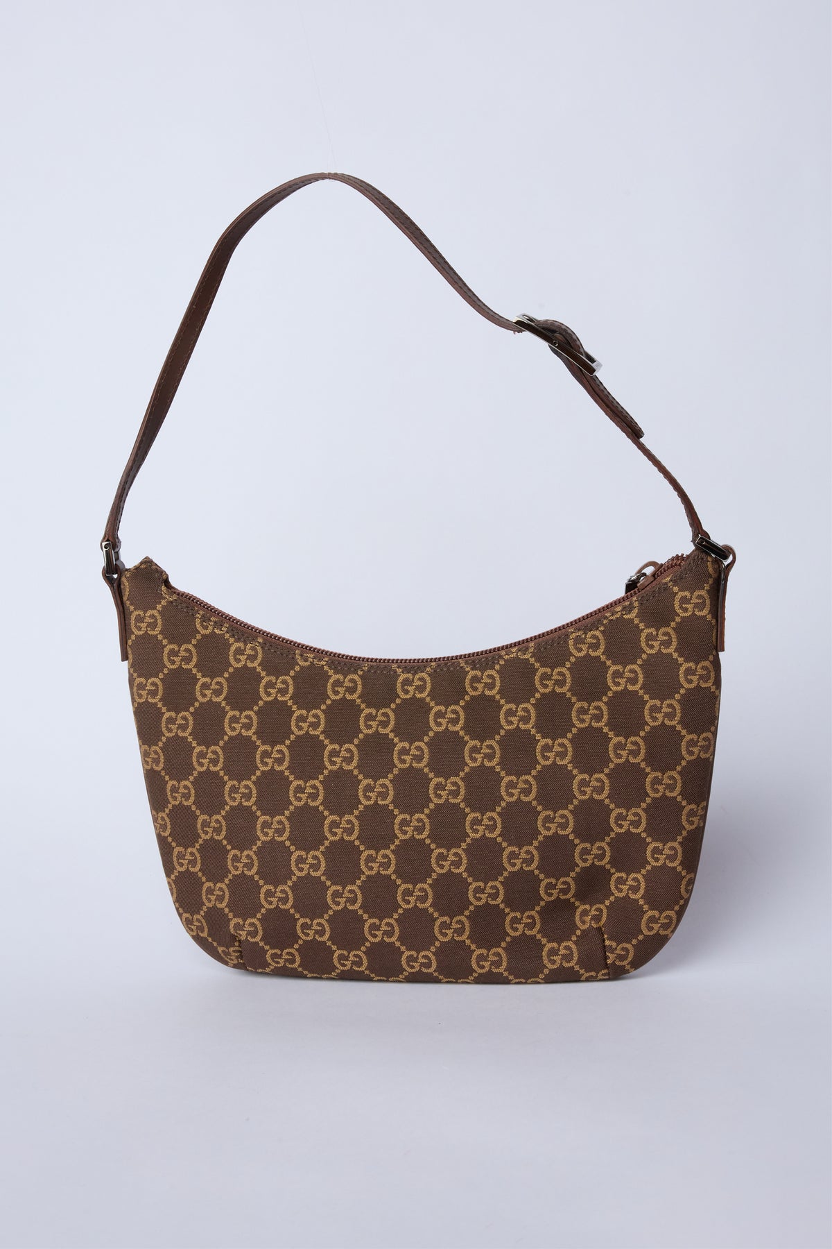GUCCI BROWN GG POCHETTE