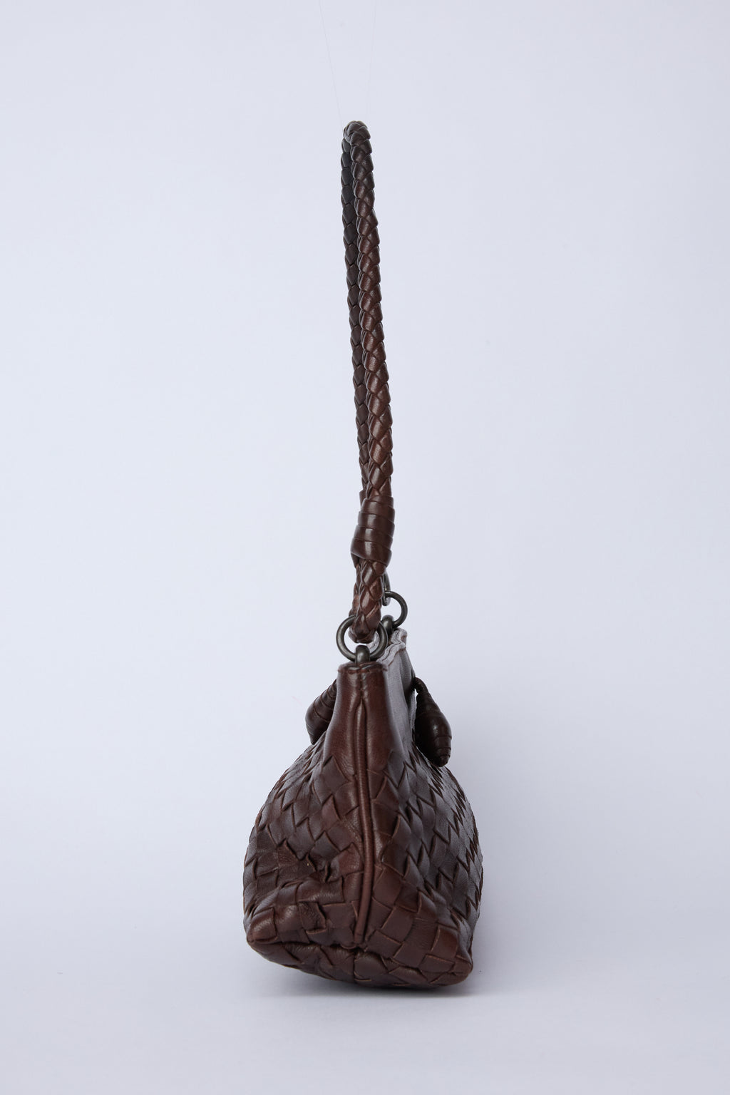 BOTTEGA BROWN NAPPA INTRECCIATO POCHETTE