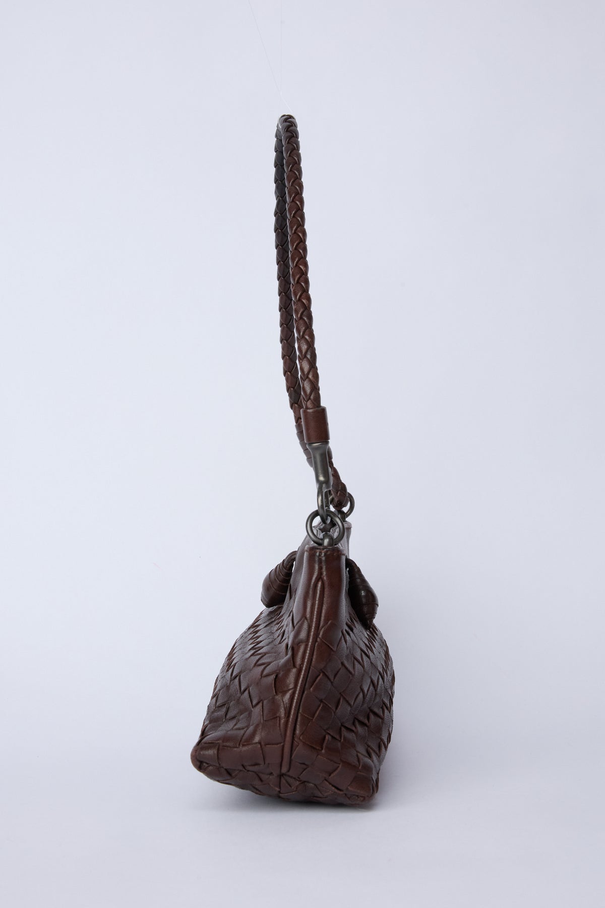BOTTEGA BROWN NAPPA INTRECCIATO POCHETTE