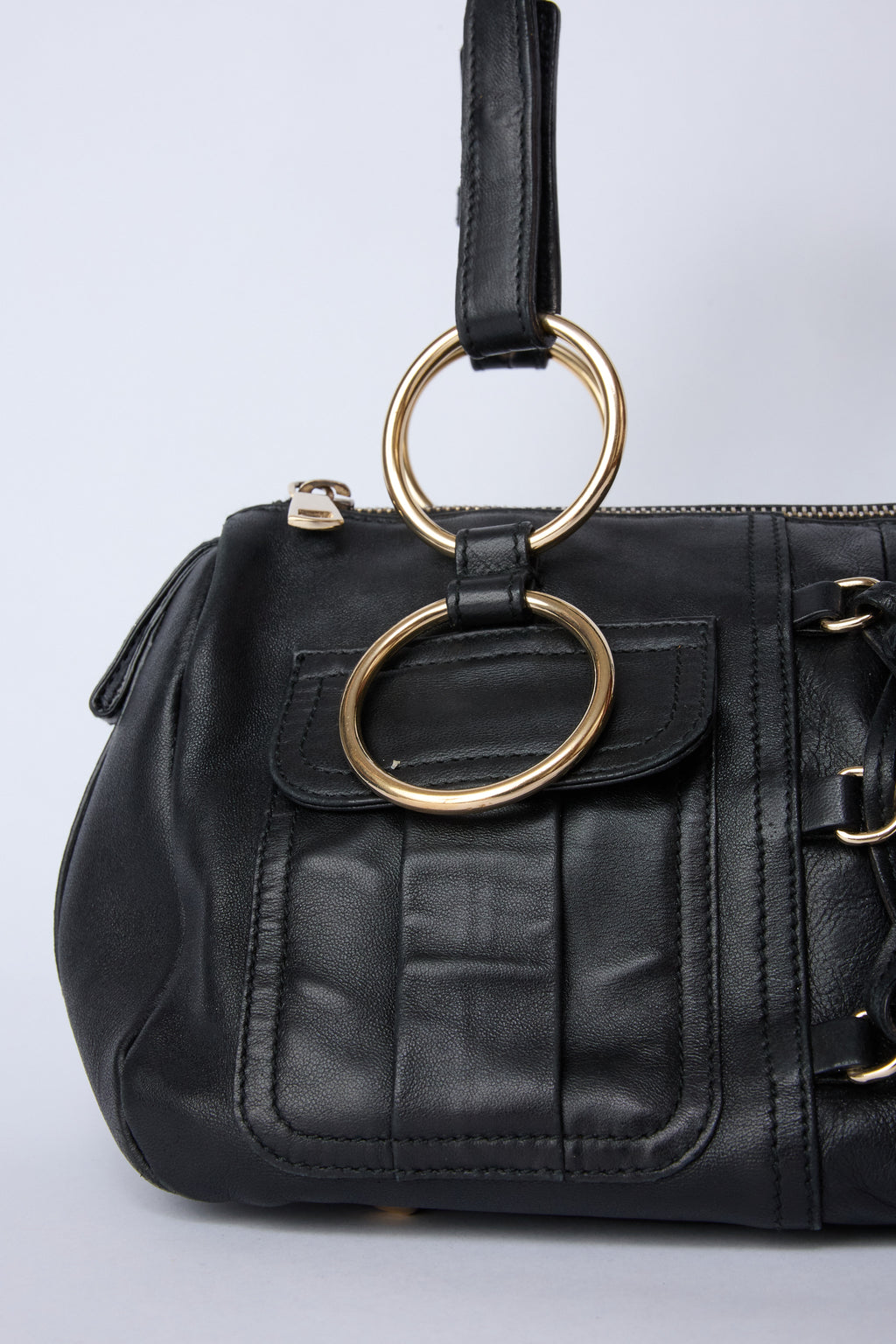 YSL LACEUP RING BOWLER