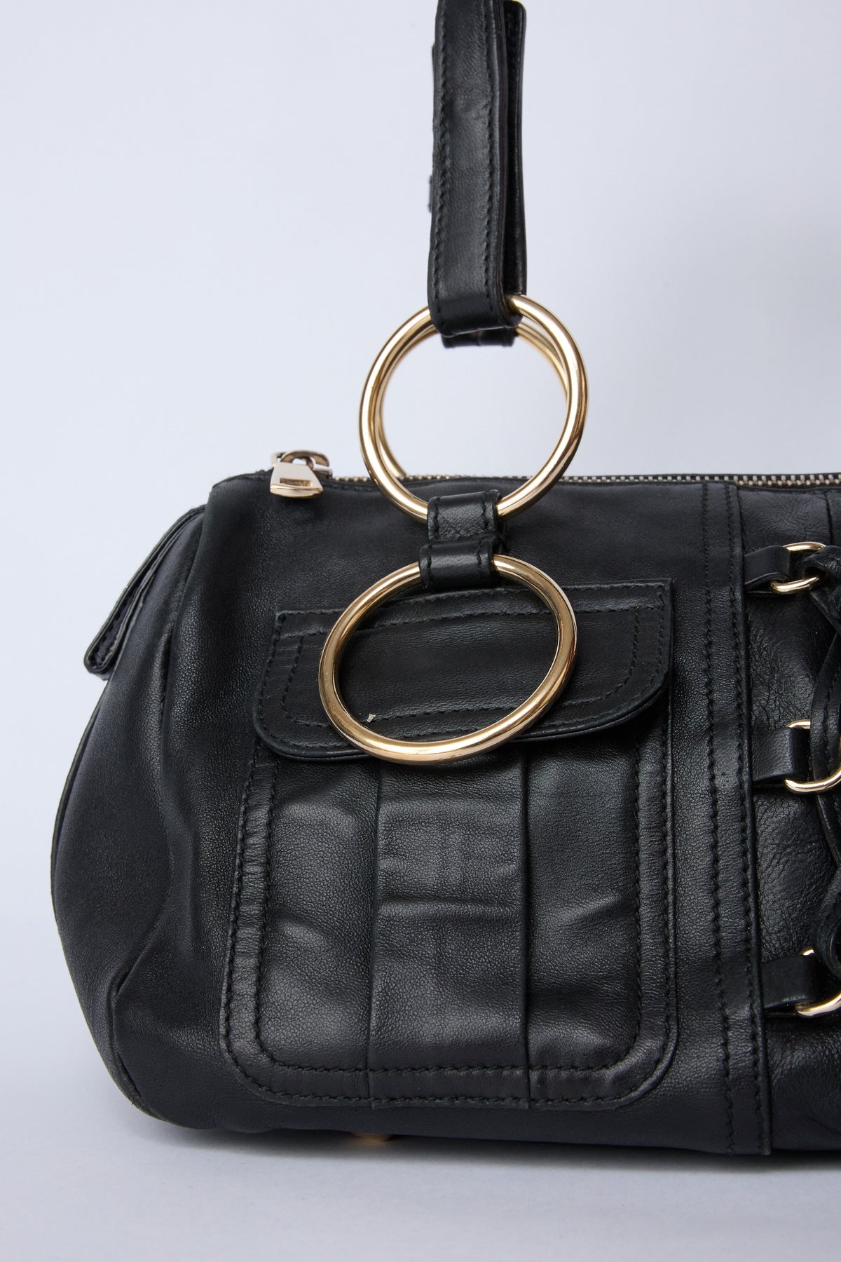 YSL LACEUP RING BOWLER