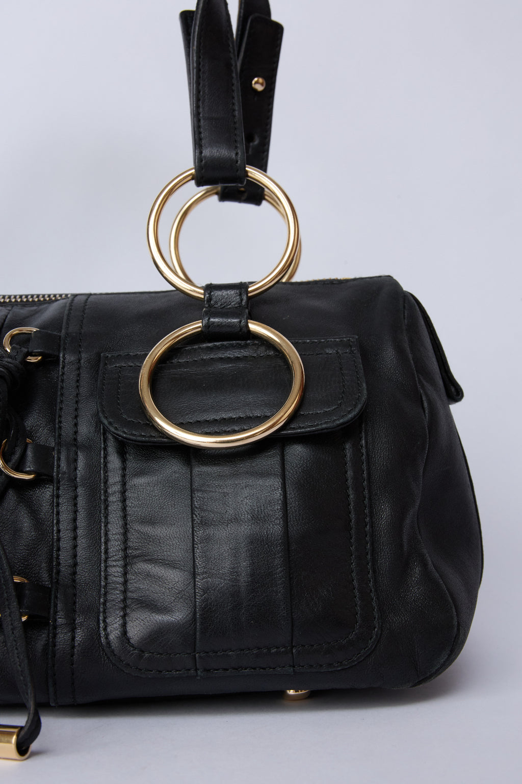 YSL LACEUP RING BOWLER
