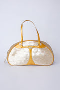 PRADA PEARLESCENT SEQUIN TRIANGLE BOWLER