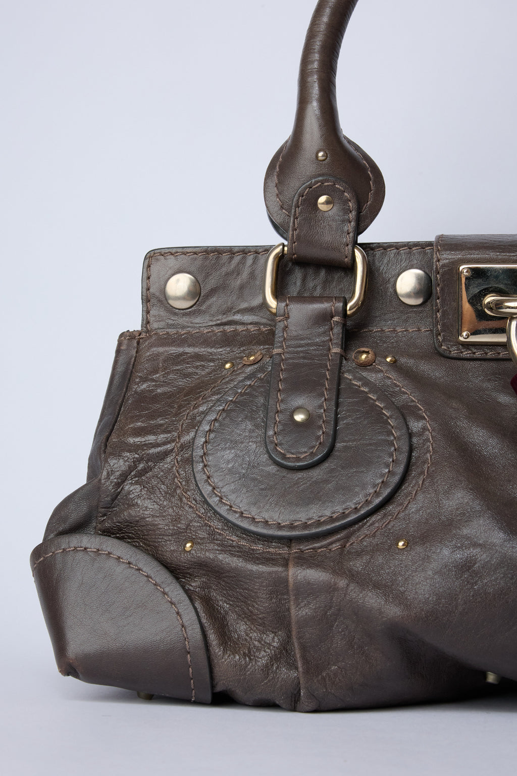 CHLOE MOKA GREY PLEXO PADDINGTON