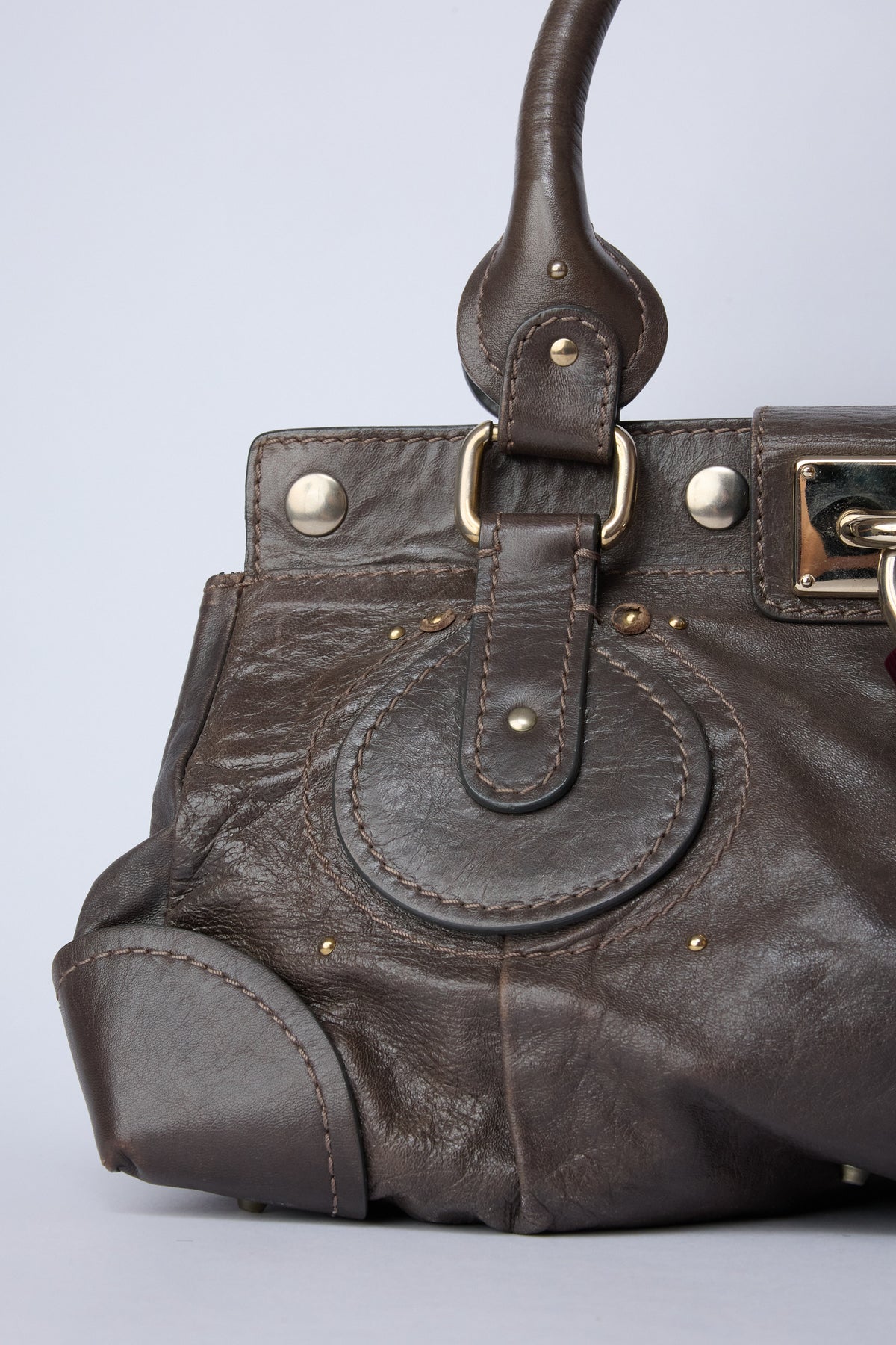 CHLOE MOKA GREY PLEXO PADDINGTON