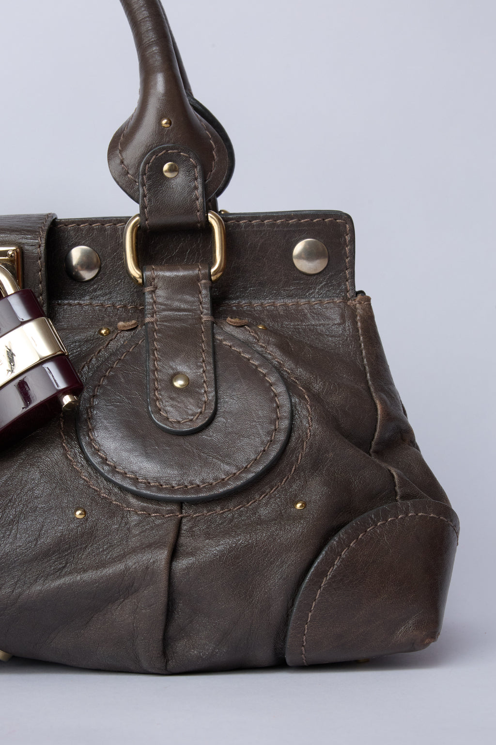CHLOE MOKA GREY PLEXO PADDINGTON